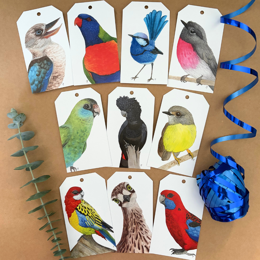 Bird gift tags 10 pack (5 sets available)