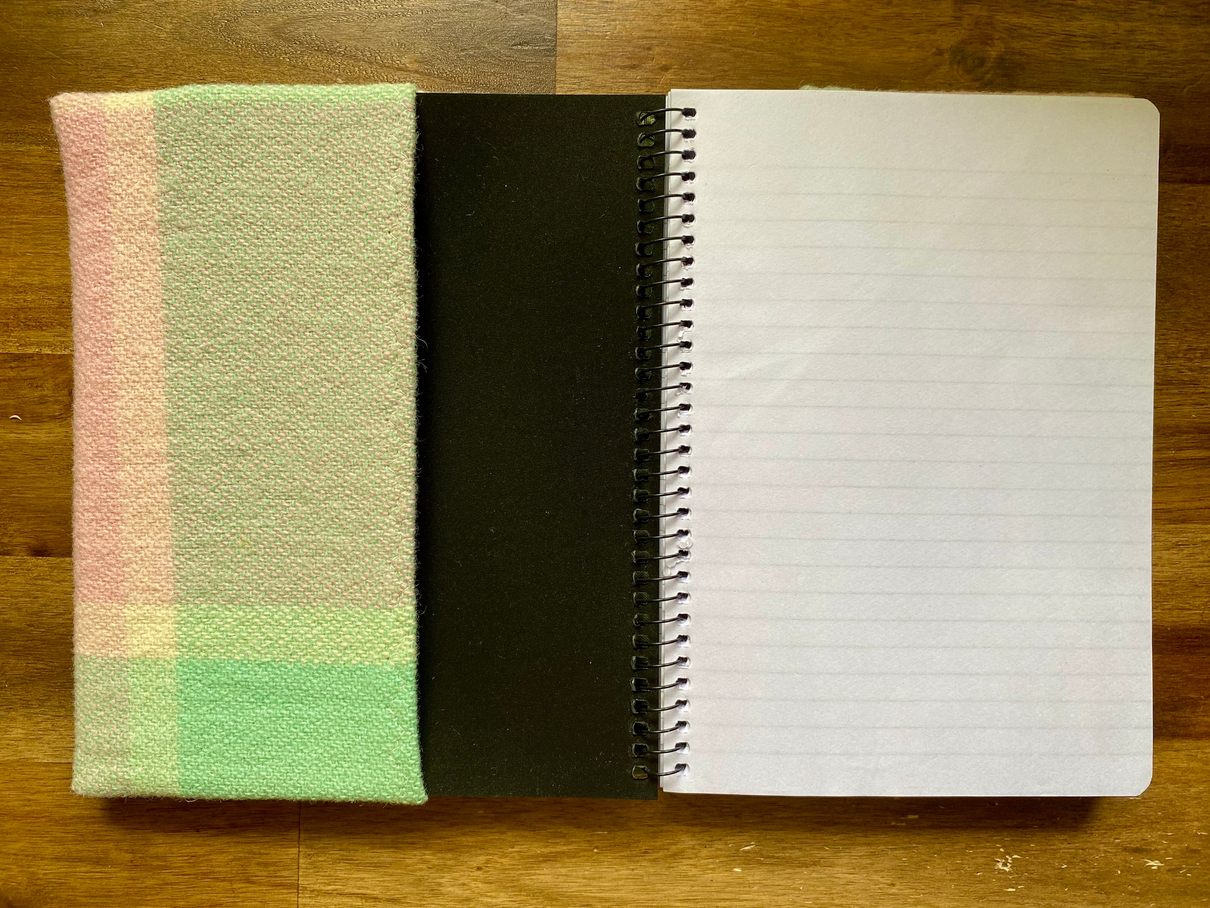 A5 Upcycled Notebook Kombi - pink