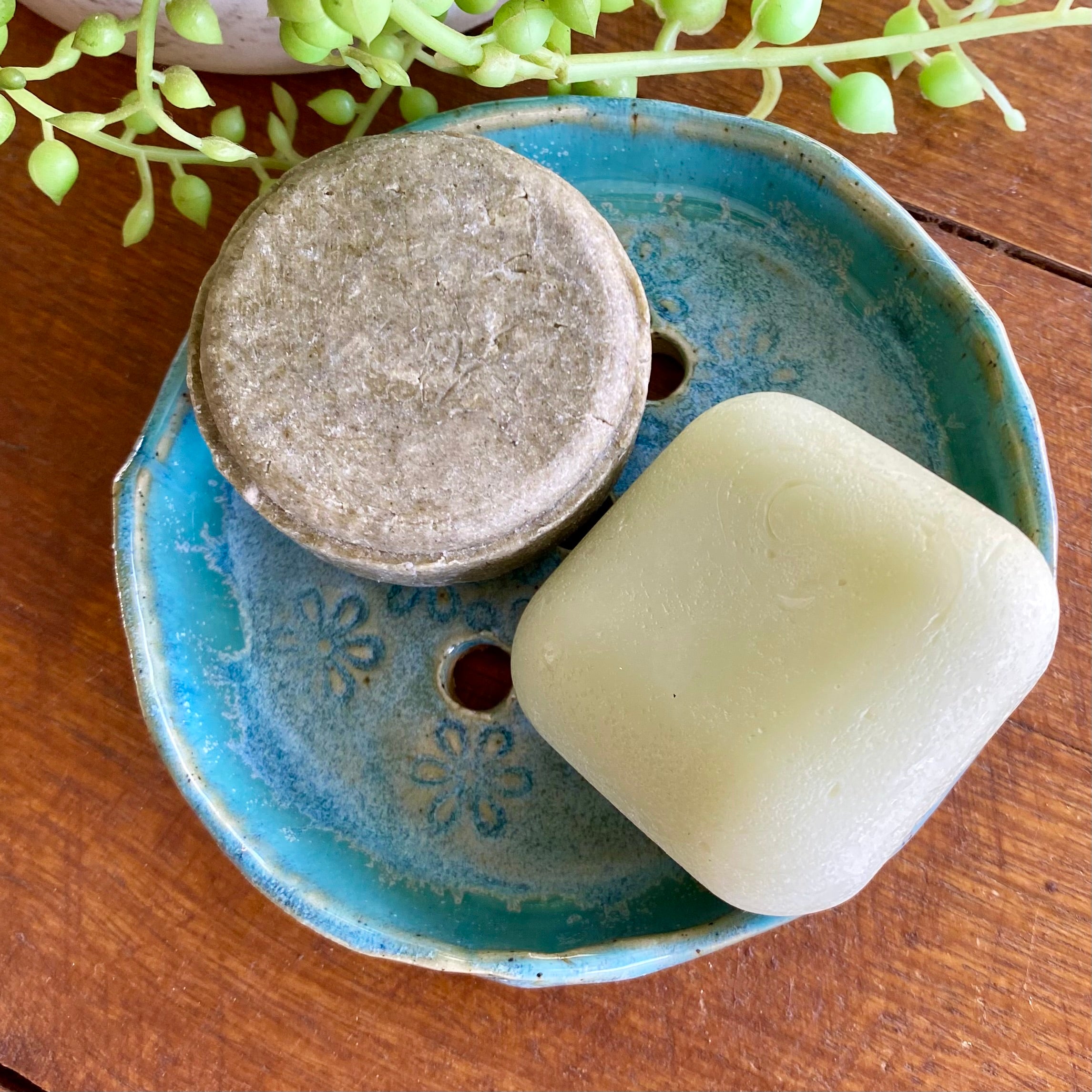 Organic Handcrafted Shampoo/ConditionerBar Holder/HandmadePottery