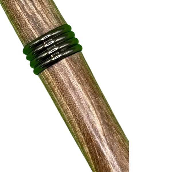 Broad Ballpoint Pen – Spalted Walnut – Gun Metal Accents