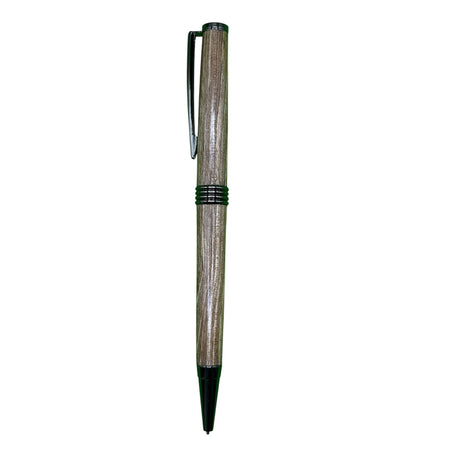 Broad Ballpoint Pen – Spalted Walnut – Gun Metal Accents