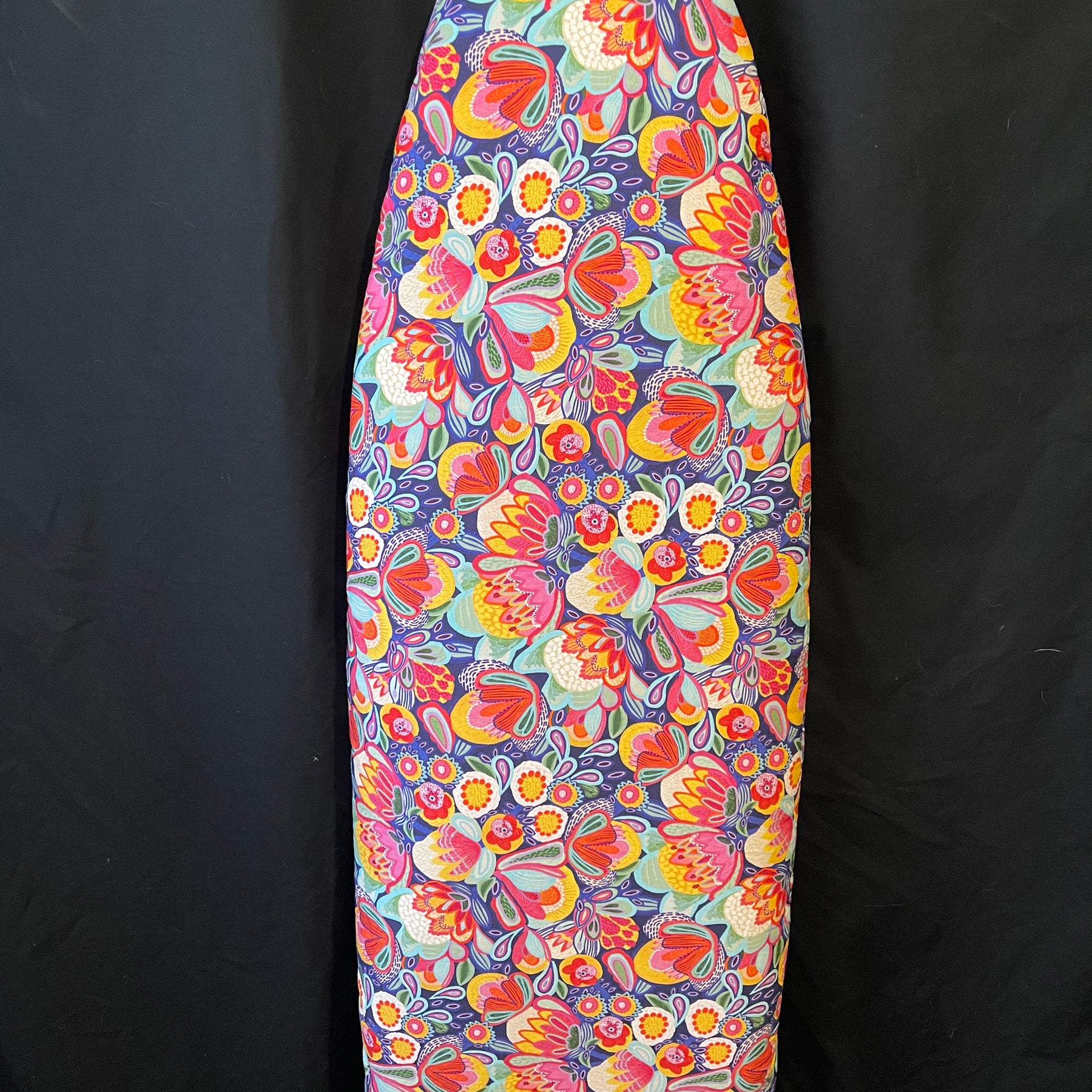 Padded Ironing board cover-Carnival Flowers