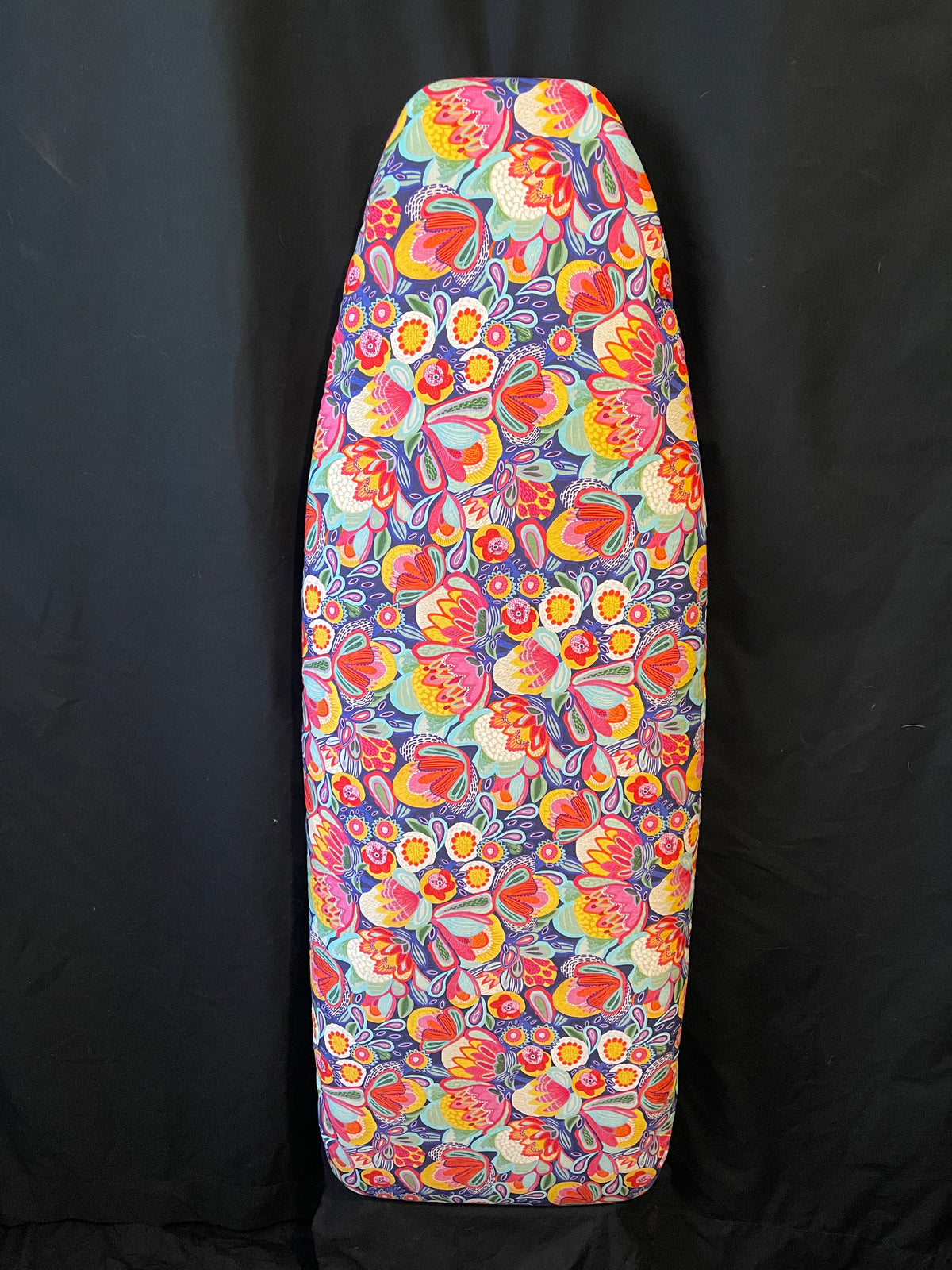 Padded Ironing board cover-Carnival Flowers
