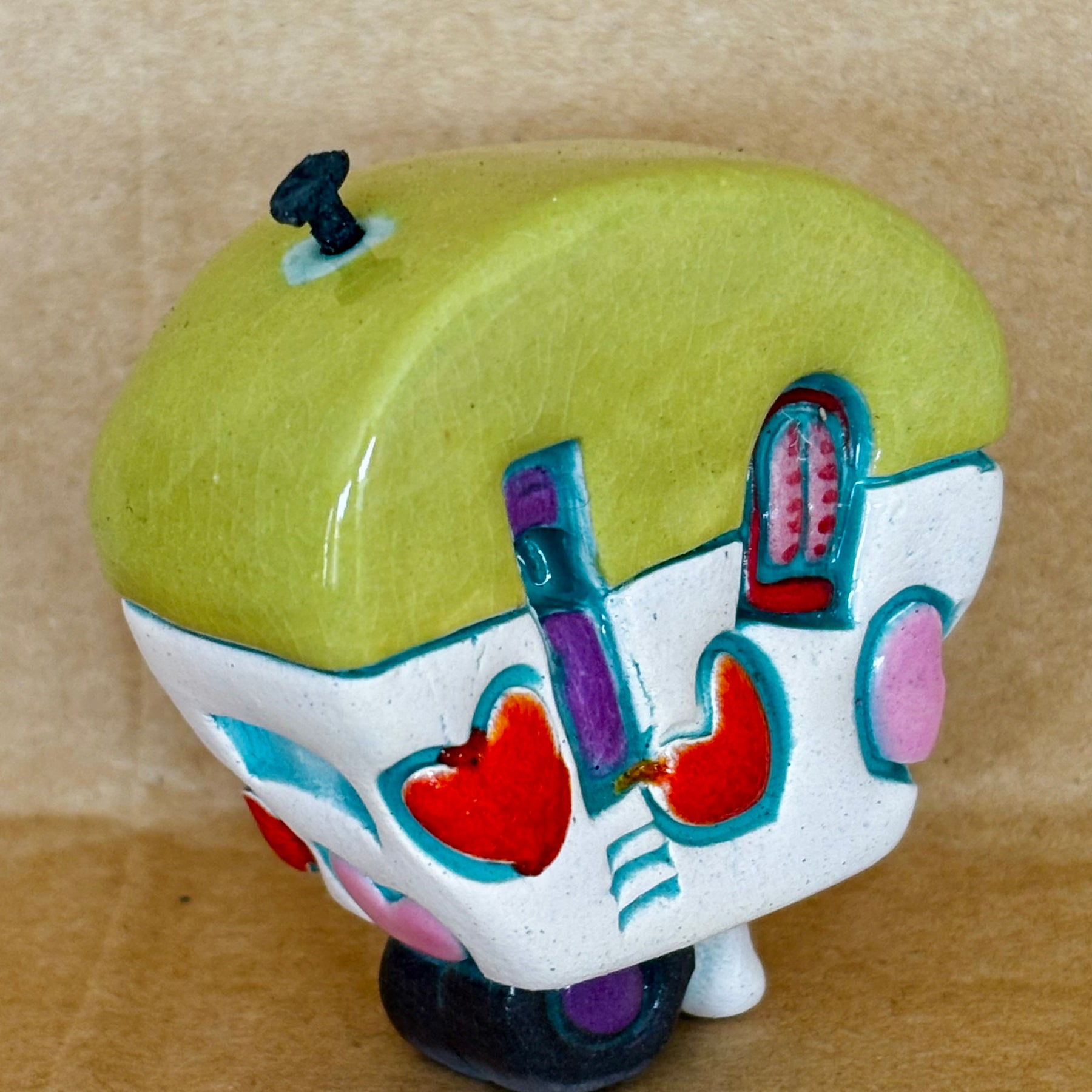 Small Retro Collectable Ceramic Caravan 5