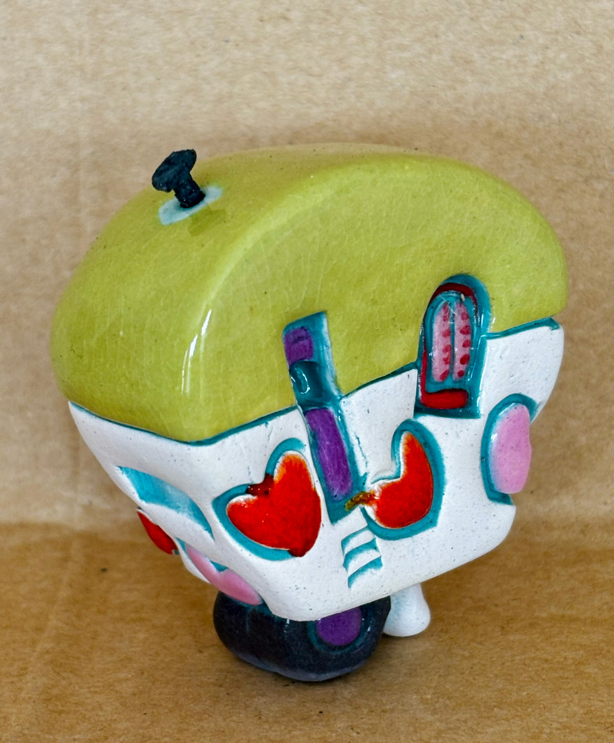 Small Retro Collectable Ceramic Caravan 5