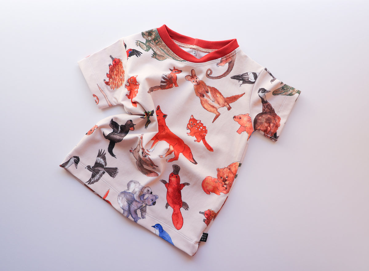Australian Animals organic cotton tee shirt 2026-27