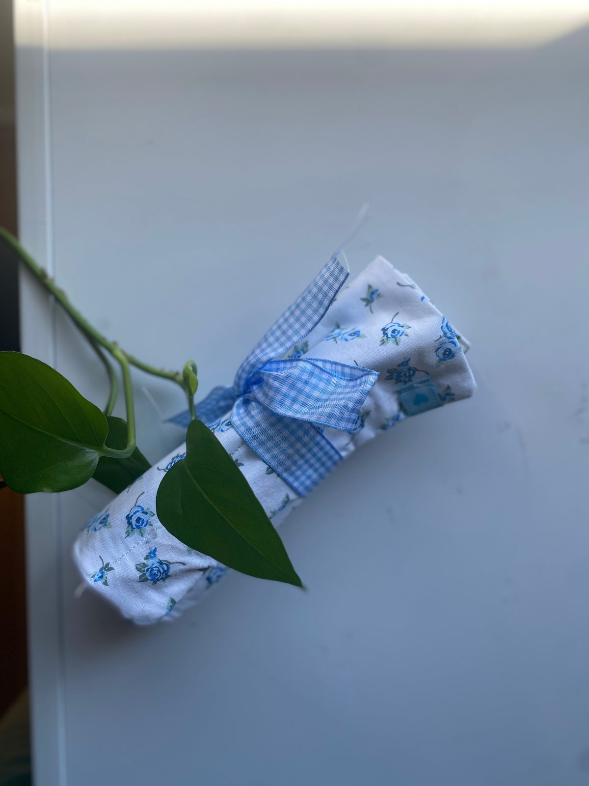 Floral Cosmetic Brush Holder | Floral Travel Makeup Organiser | Sewing Gift for Her