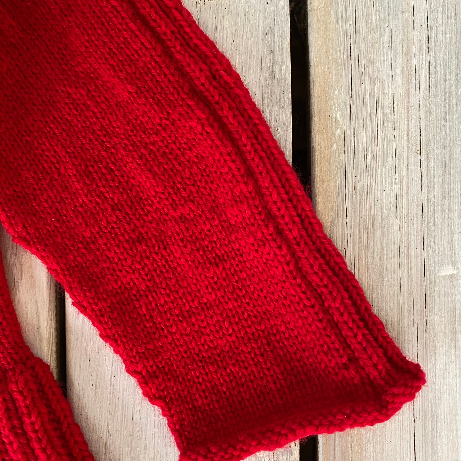 Child’s Knitted Cardigan red 5 years