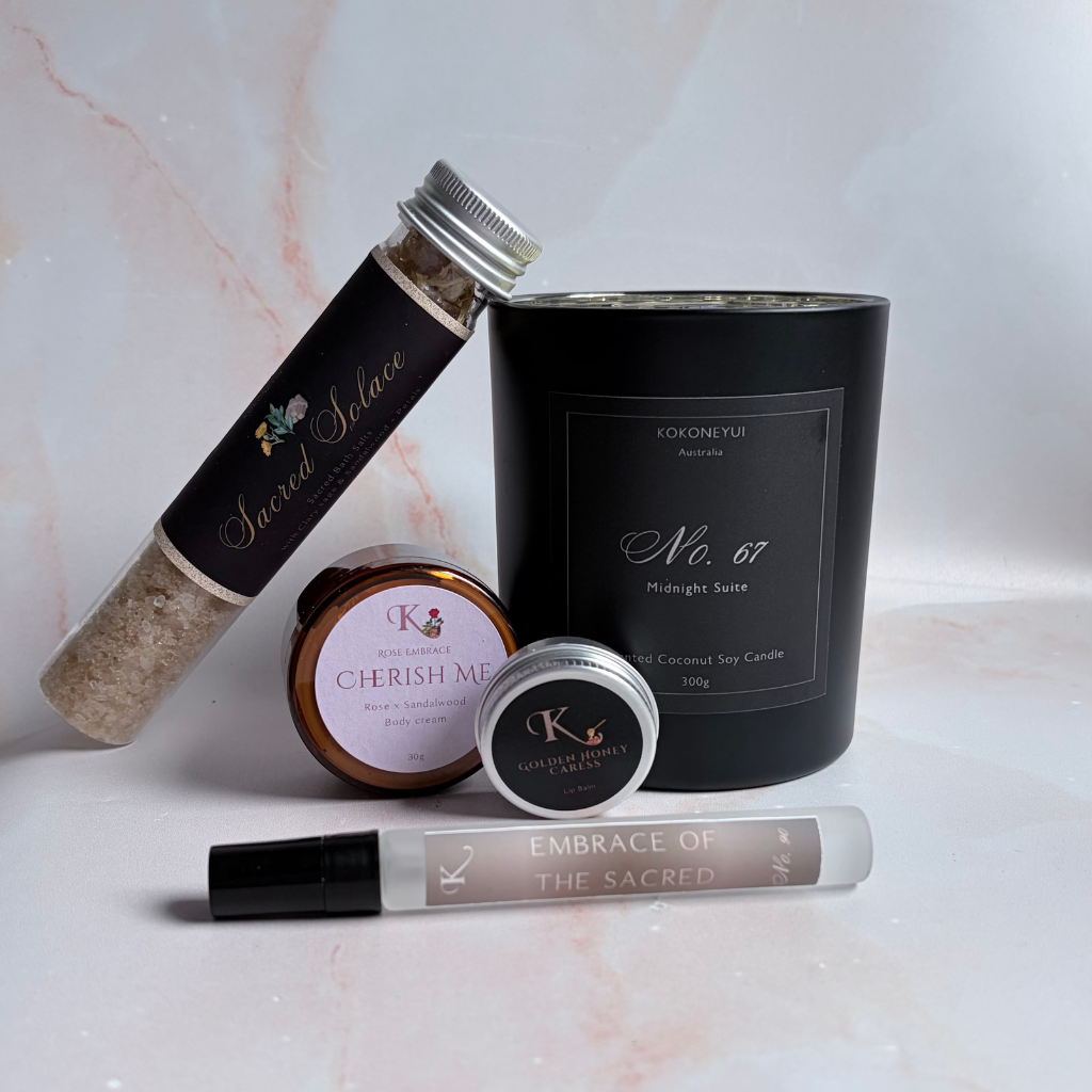 Night Ritual Box — Dark Evening | Amber, Sage & Sandalwood Gift Set