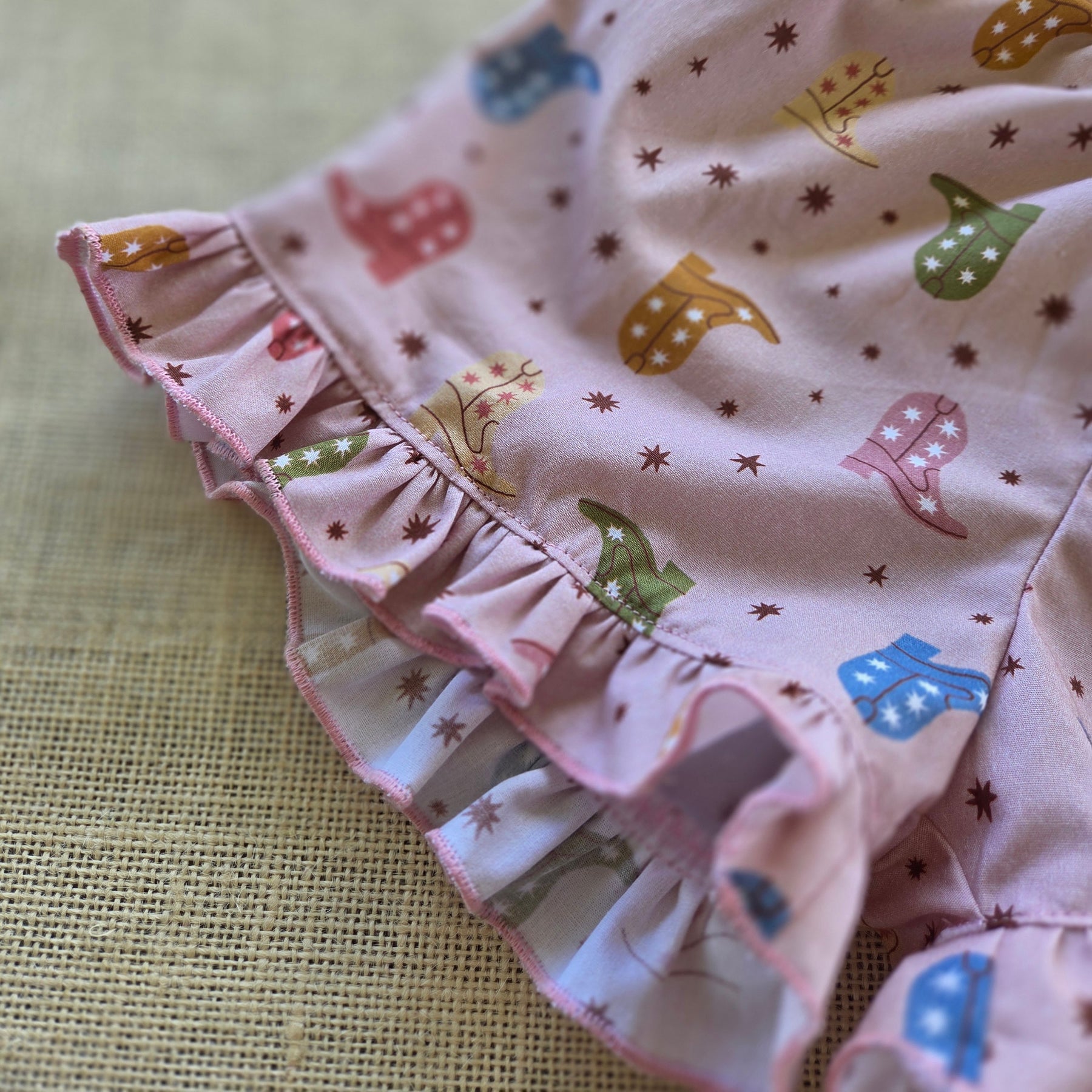 "Cowgirl Thrills & Frills" Shorts - Size 3 Years