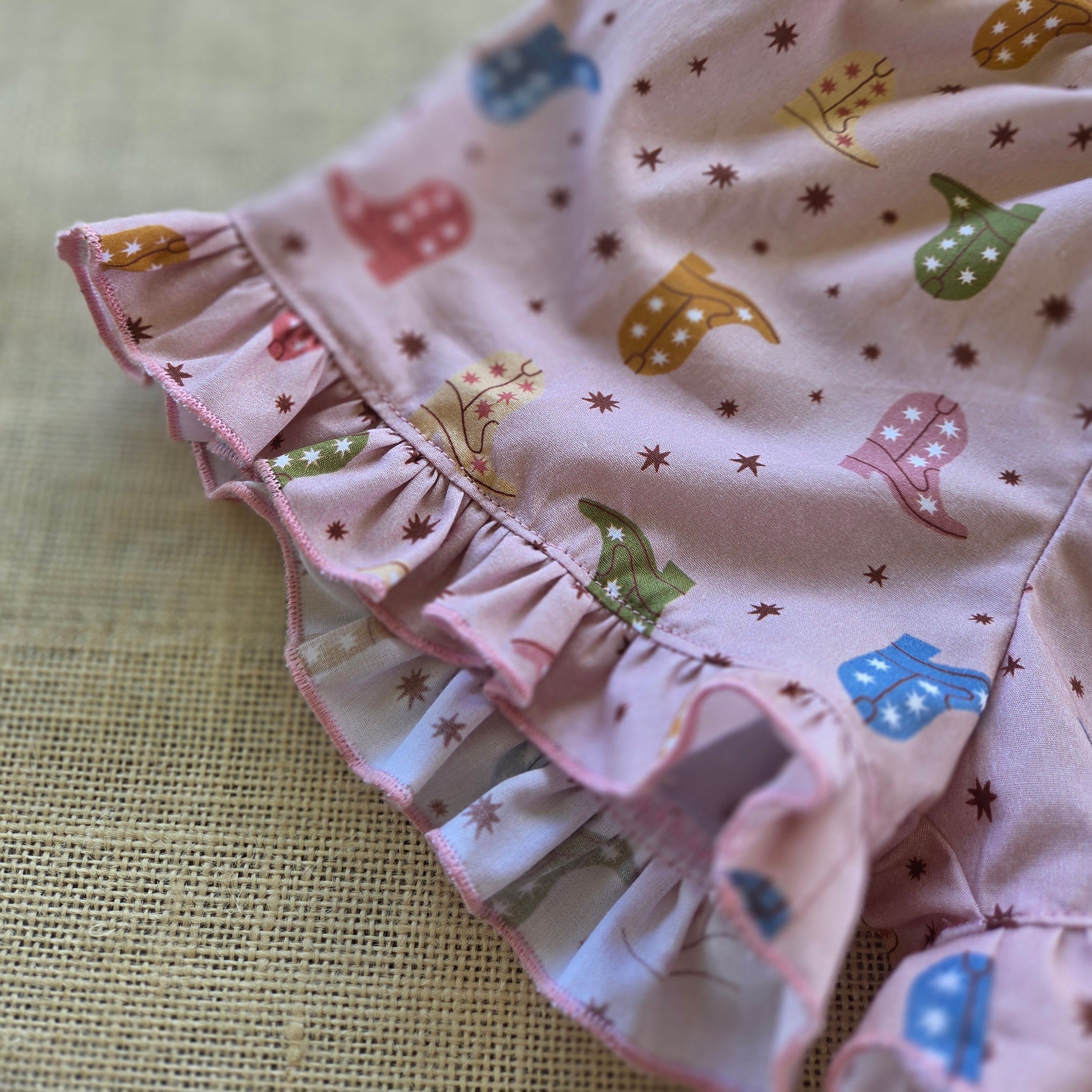 "Cowgirl Thrills & Frills" Shorts - Size 3 Years