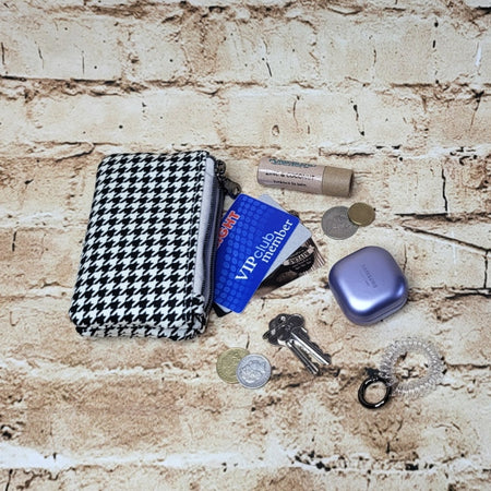 Black & White Double Coin Purse
