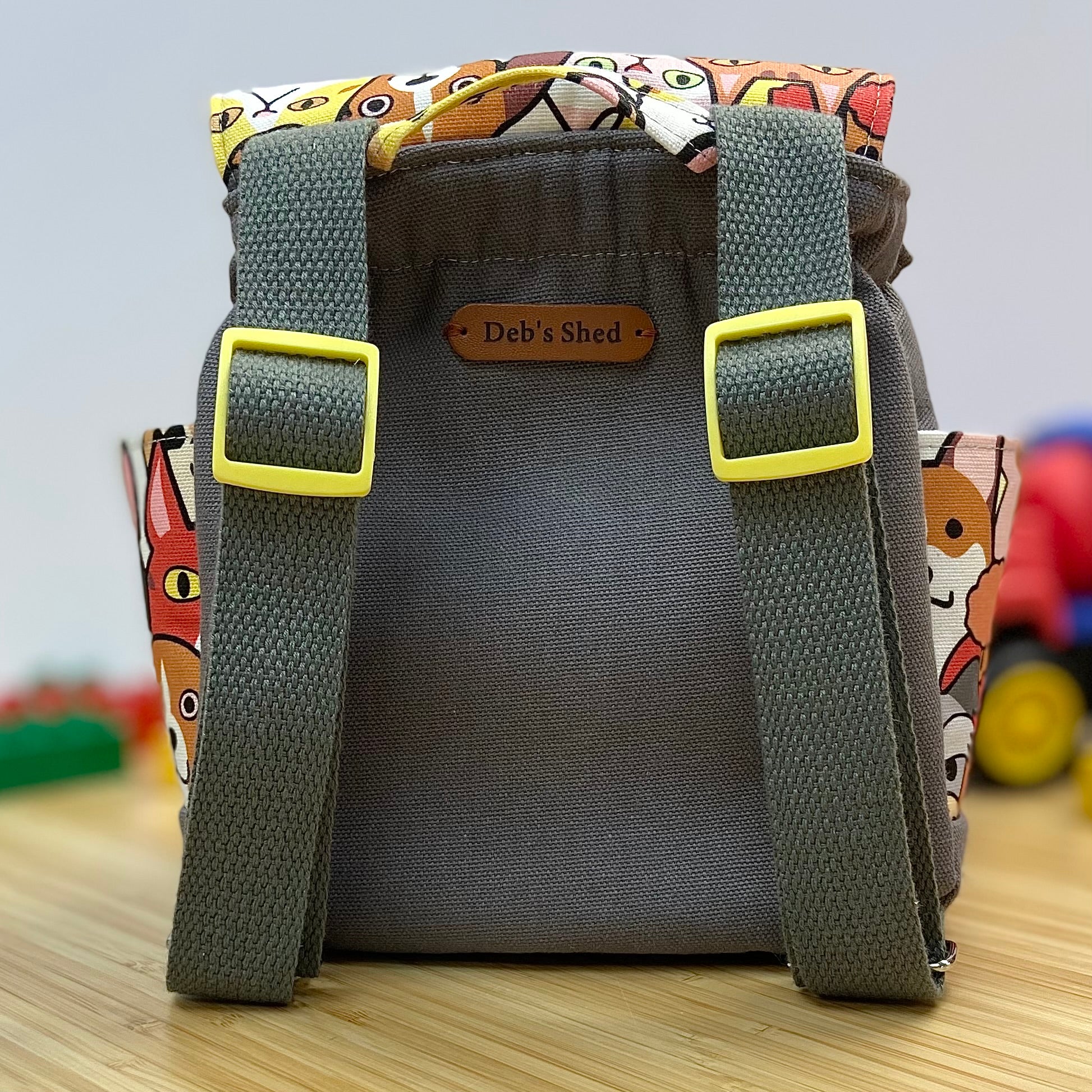 Handmade Toddler Backpack - Cats & Dogs
