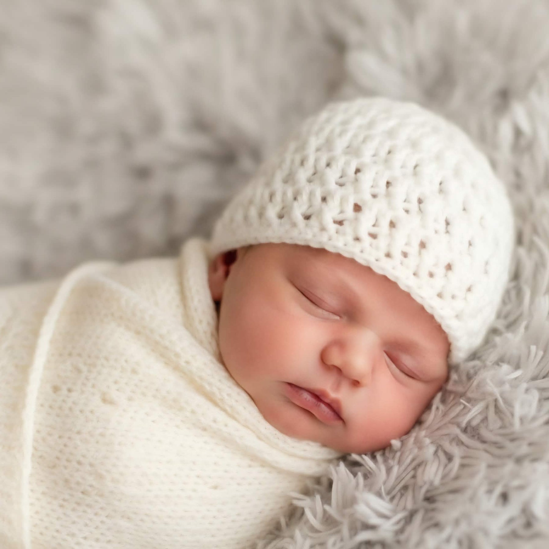 Baby Beanie | Vintage | Newborn | Handmade | Crochet | Knit | Hat