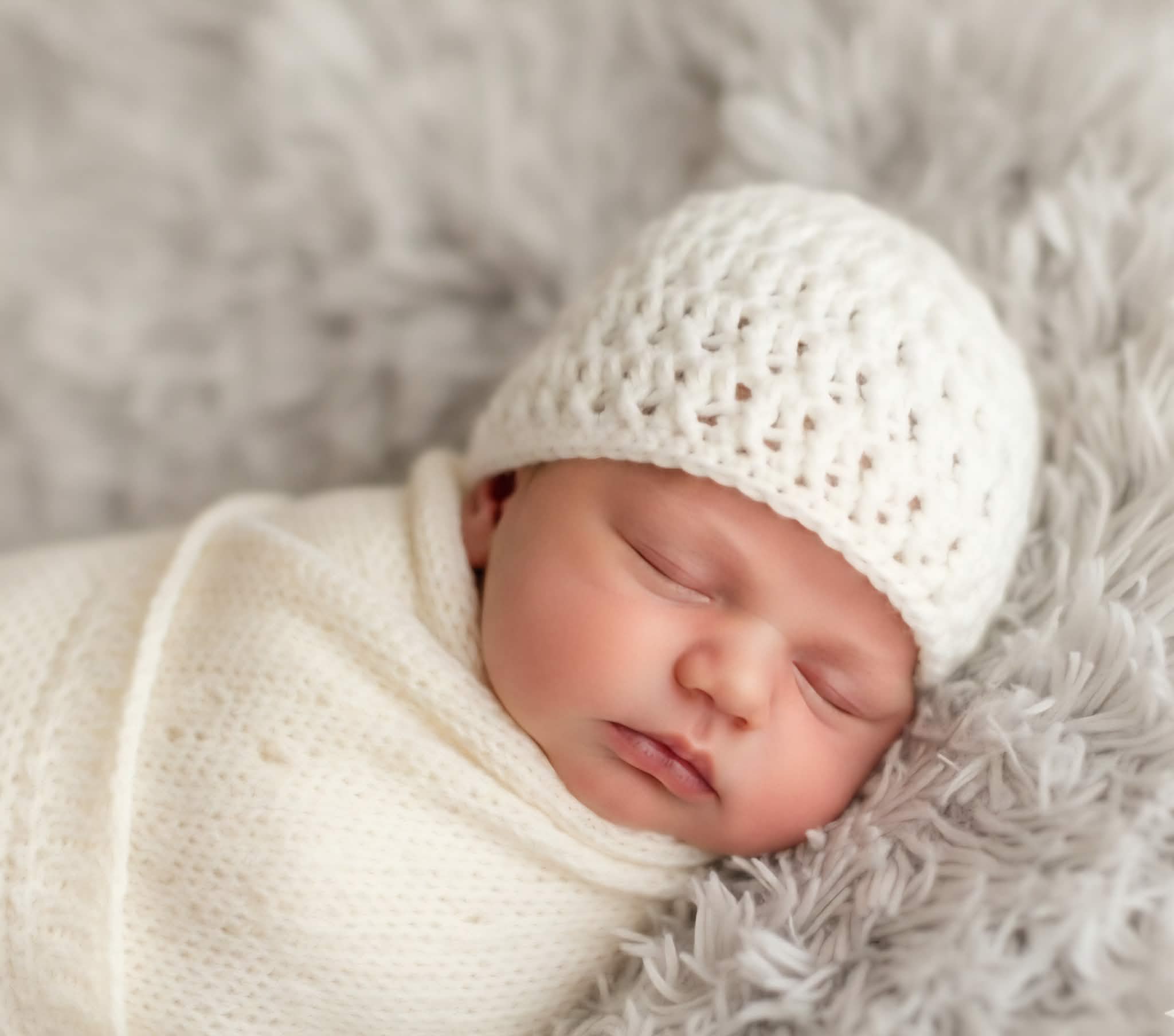 Baby Beanie | Vintage | Newborn | Handmade | Crochet | Knit | Hat