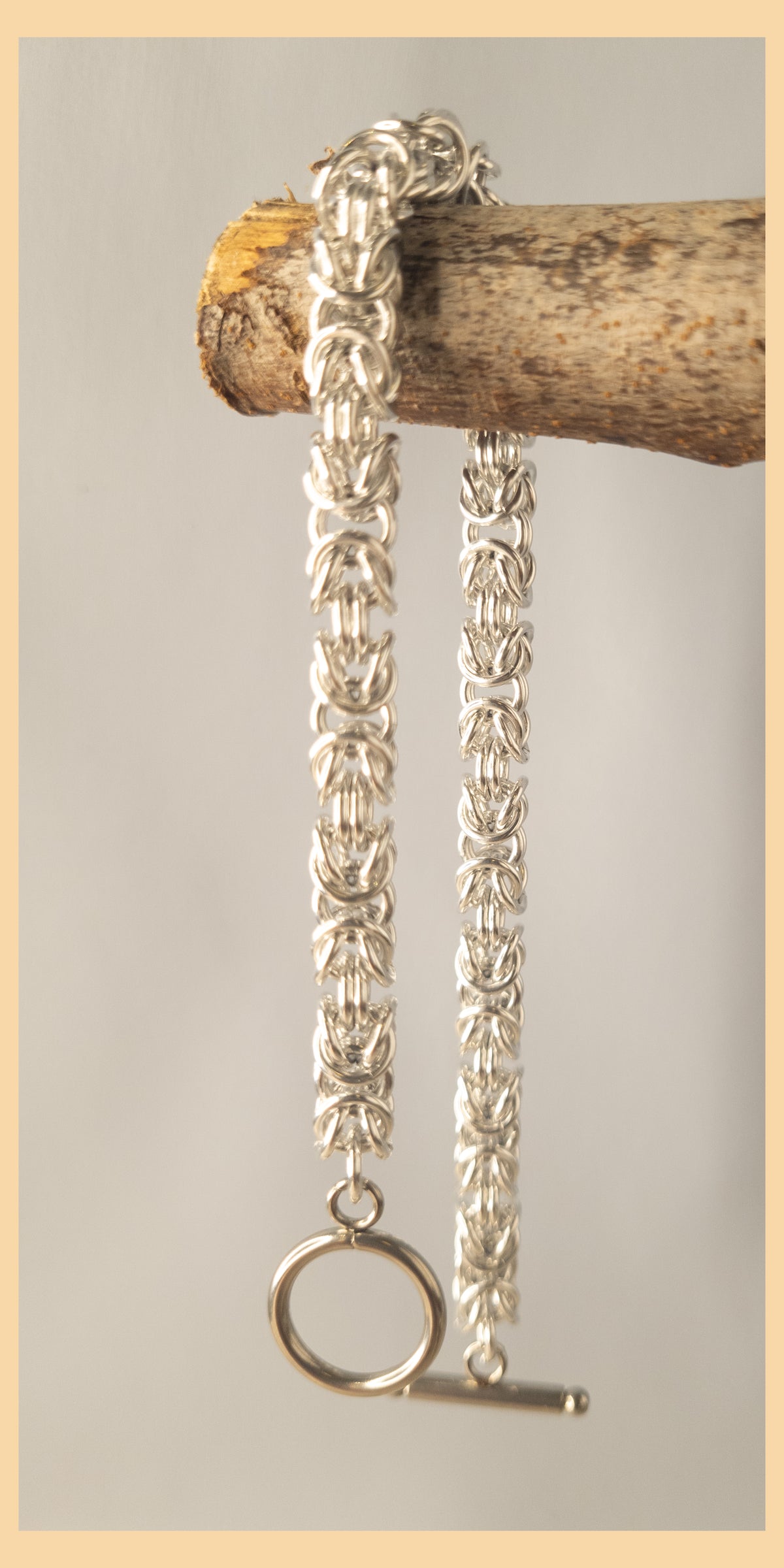 Chainmaille Byzantine Weave Bracelet