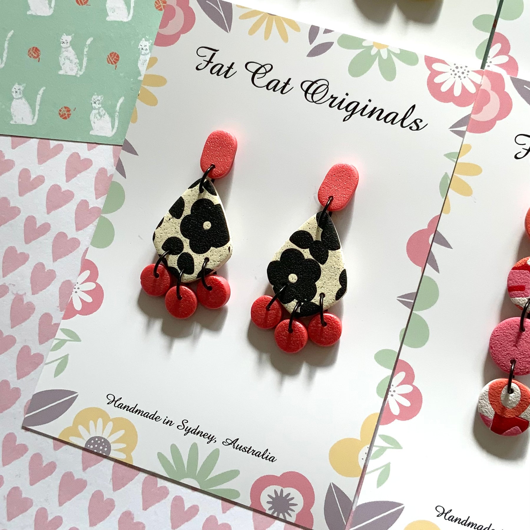 FAT CAT EARRING EDIT 3 | Curated Statement Bundle of 4
