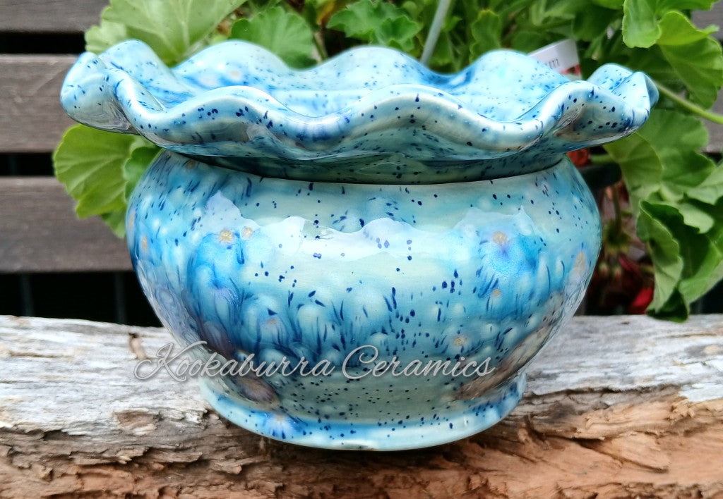 Ceramic African Violet Pot Self watering