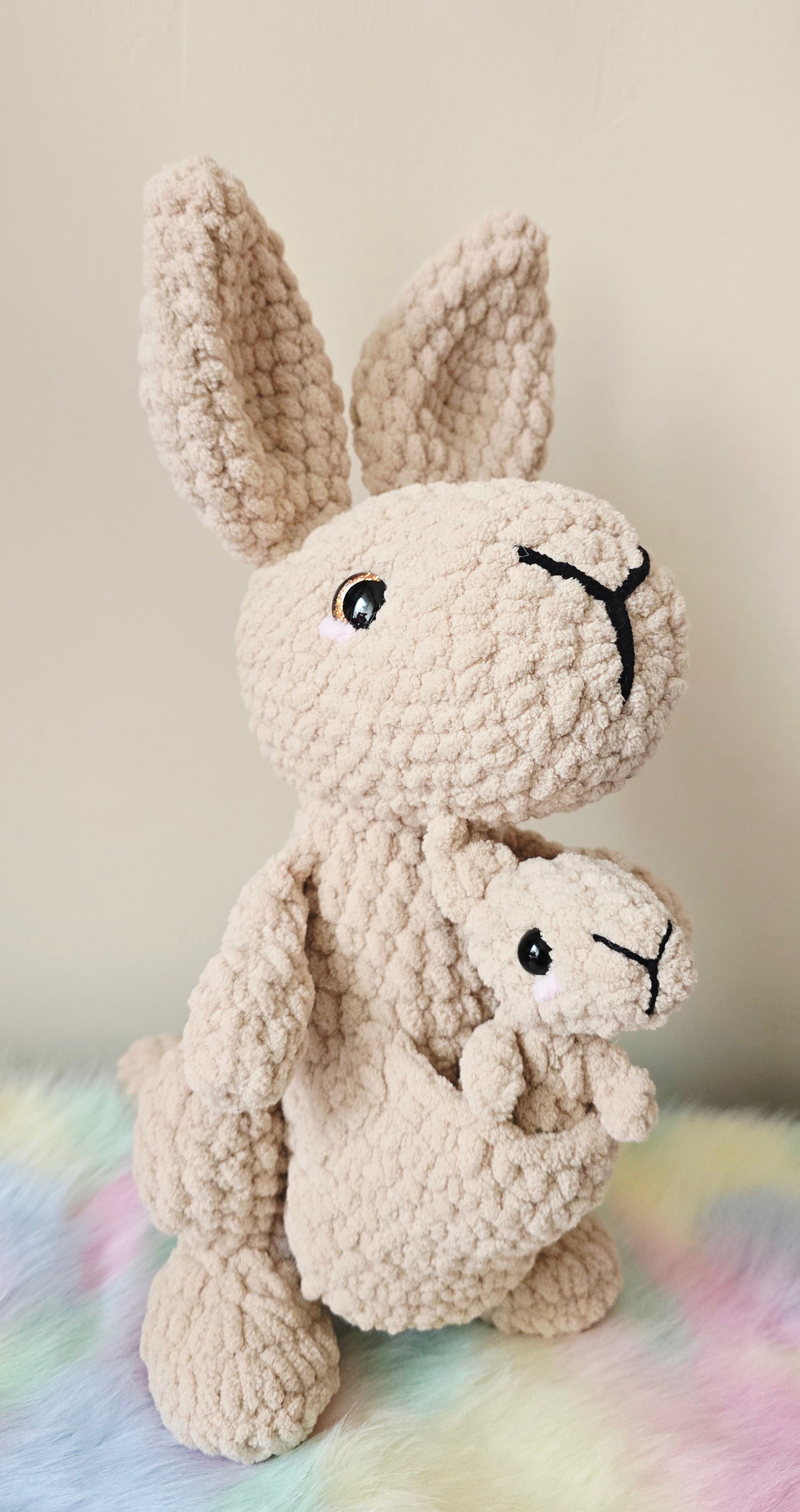 Mama Roo and Joey Lou - Crochet