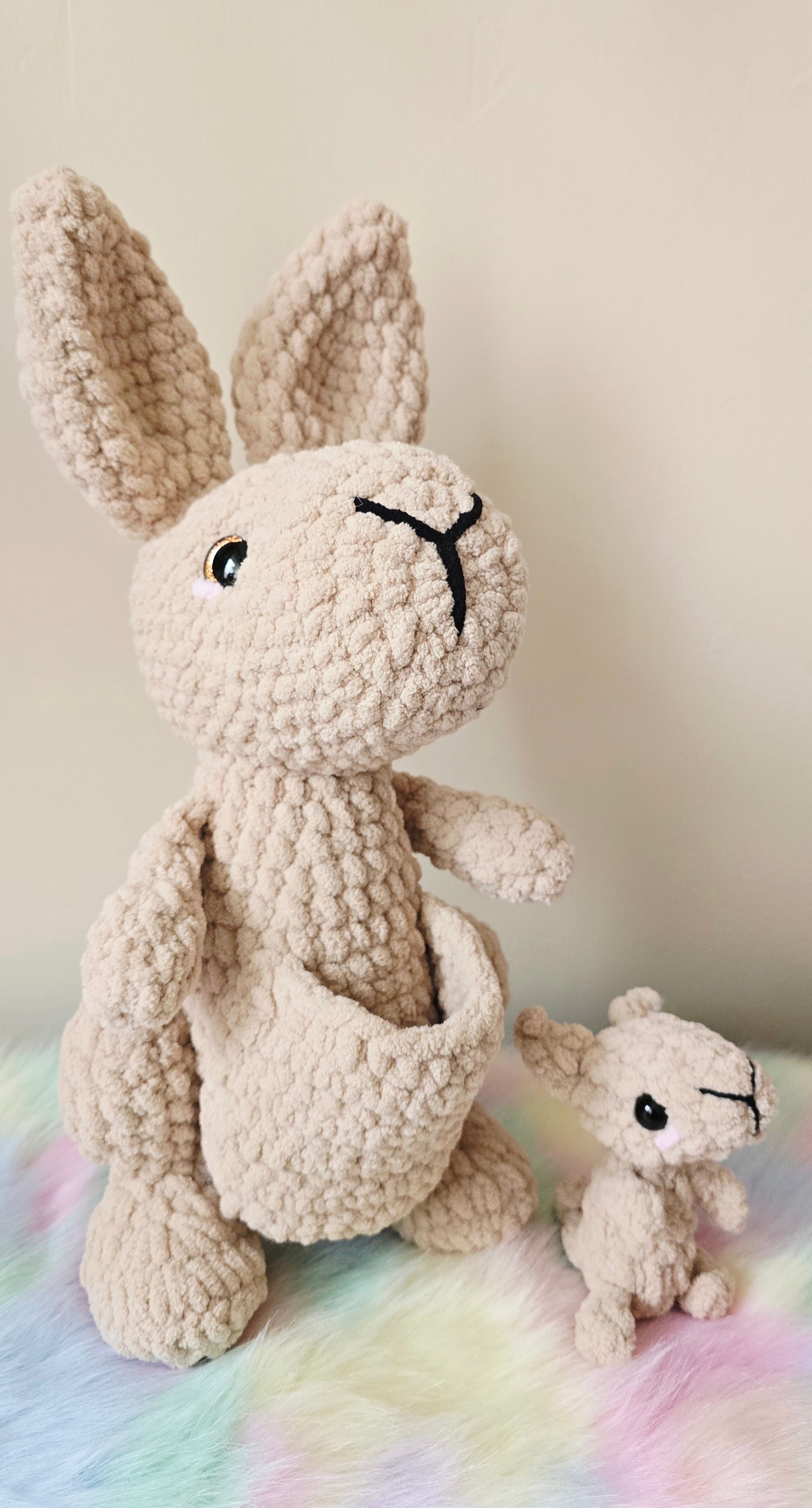 Mama Roo and Joey Lou - Crochet