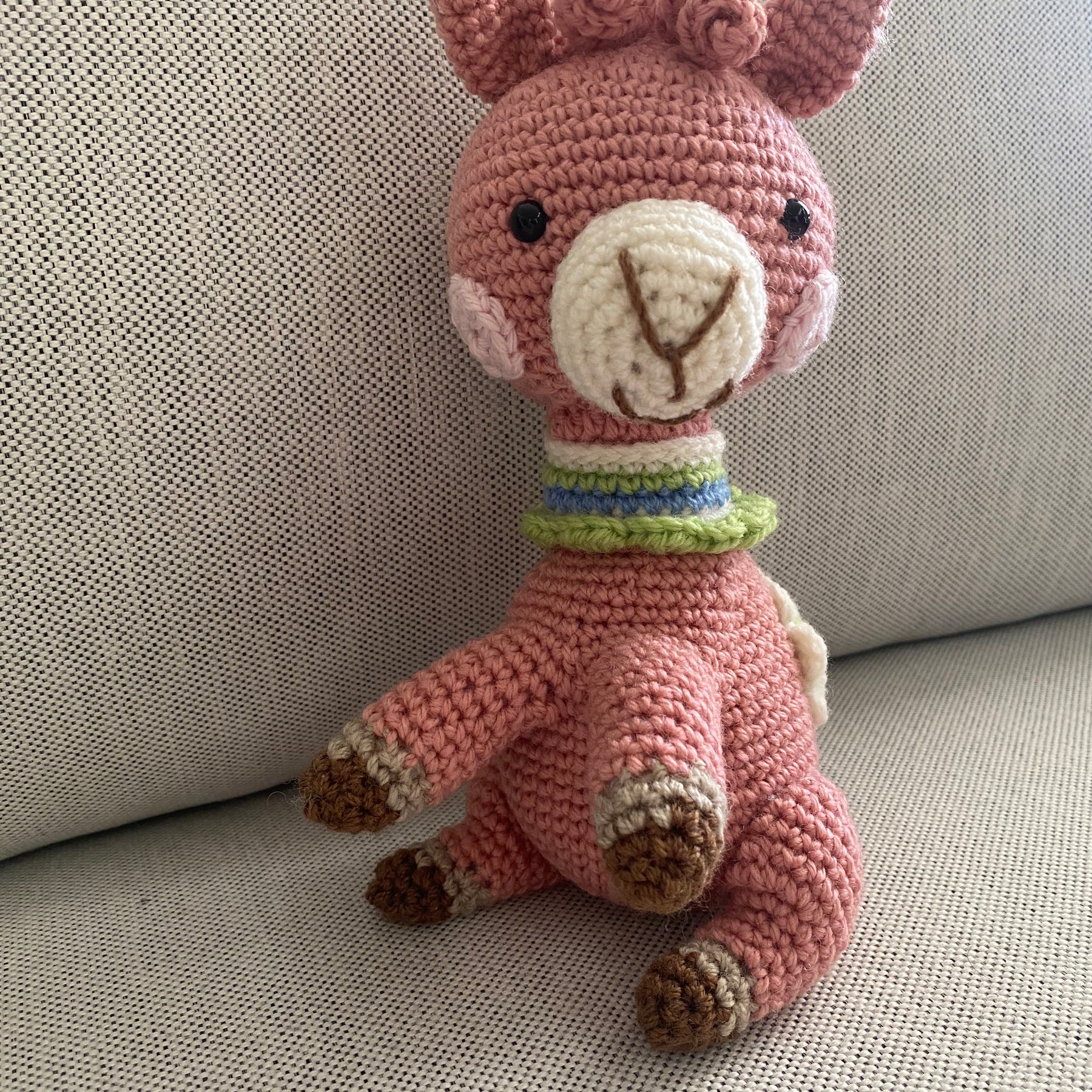 Llama - crocheted toy