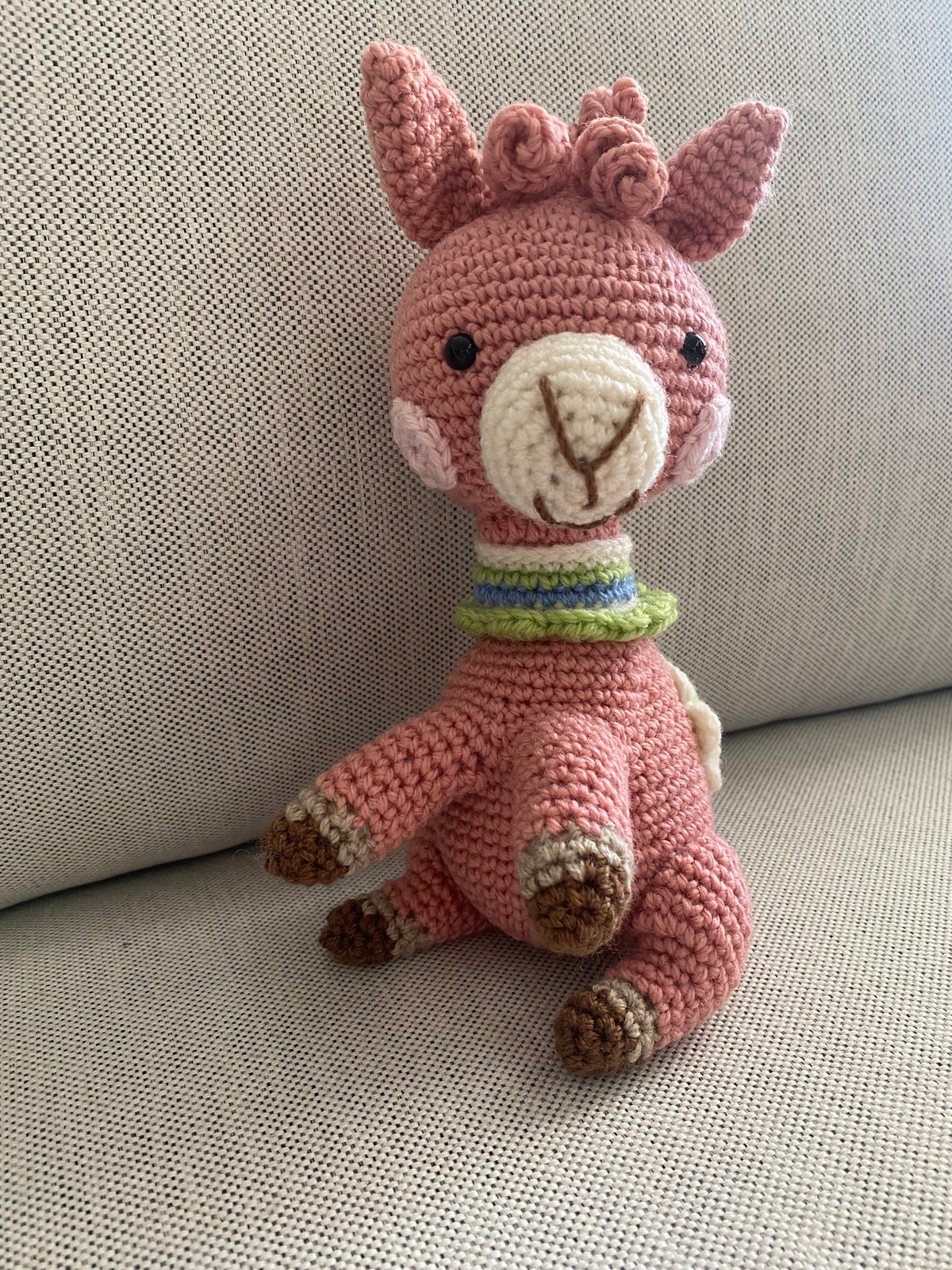 Llama - crocheted toy