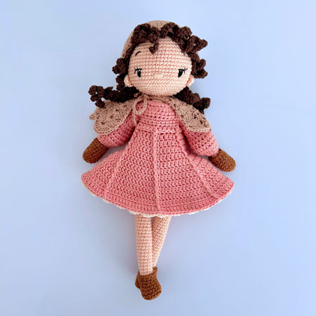 Adele | Crochet Doll | Dress Up | Ready to ship