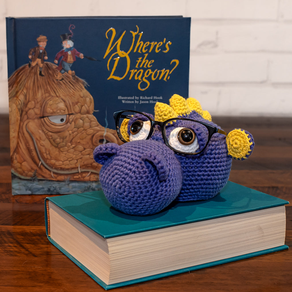 Book Lovers Combo - Frame Buddy and Crocheted Book Sleeve