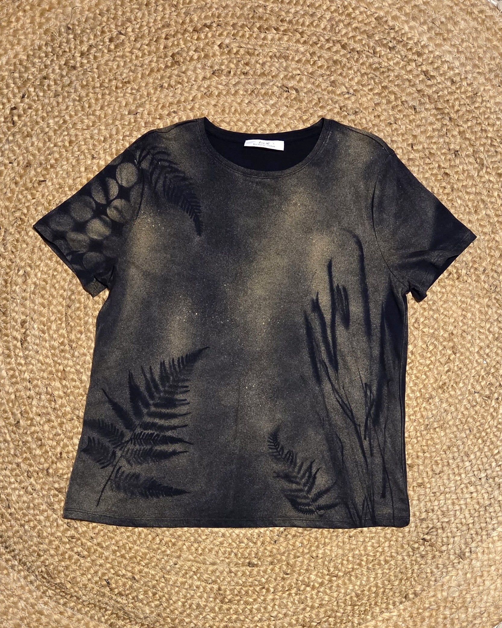 Botanical T-Shirt - Various Sizes - Natural Stencil - Last of this Collection