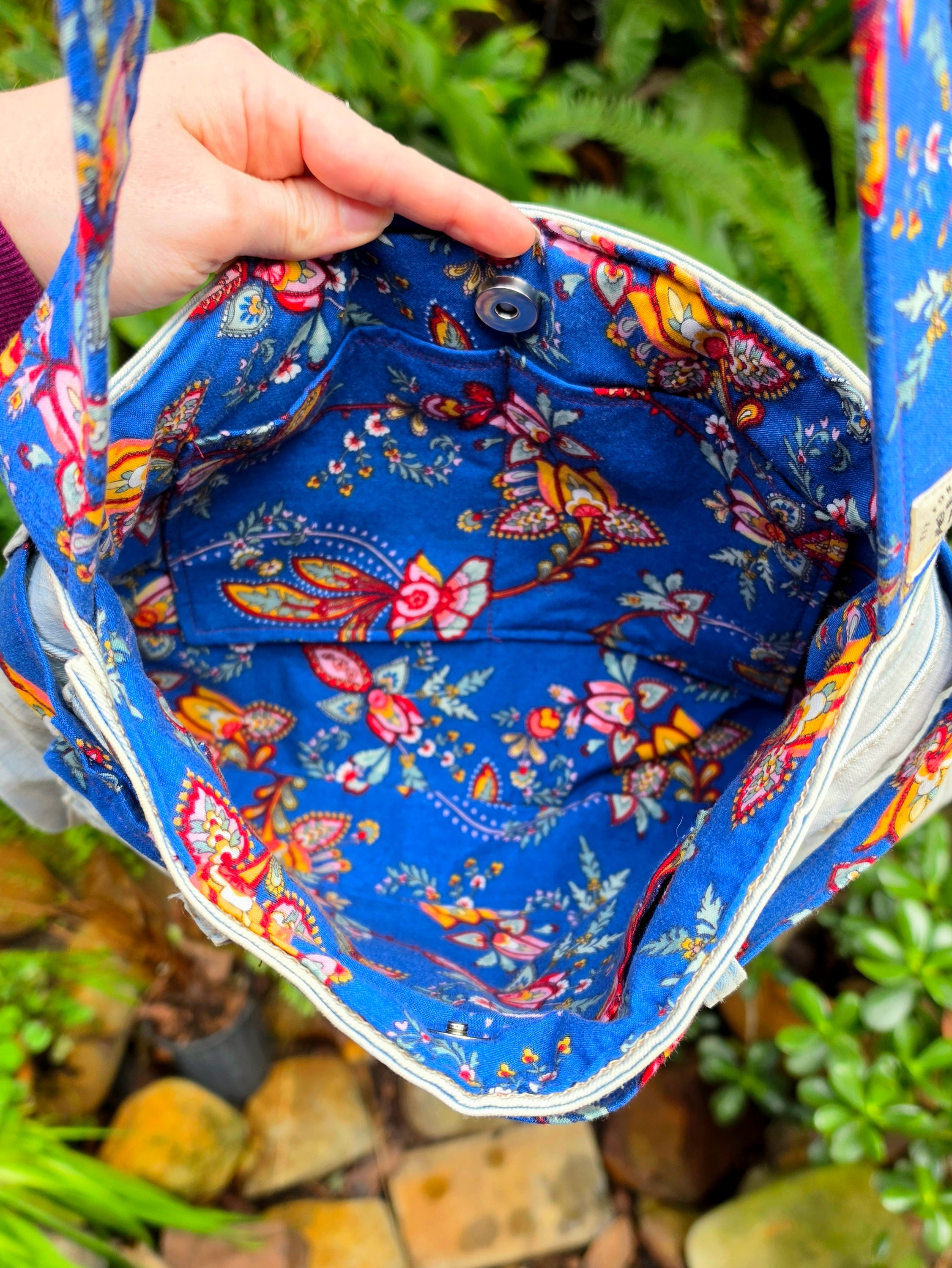 Upcycled Jeans Handbag| Denim & Upcycled Fabrics