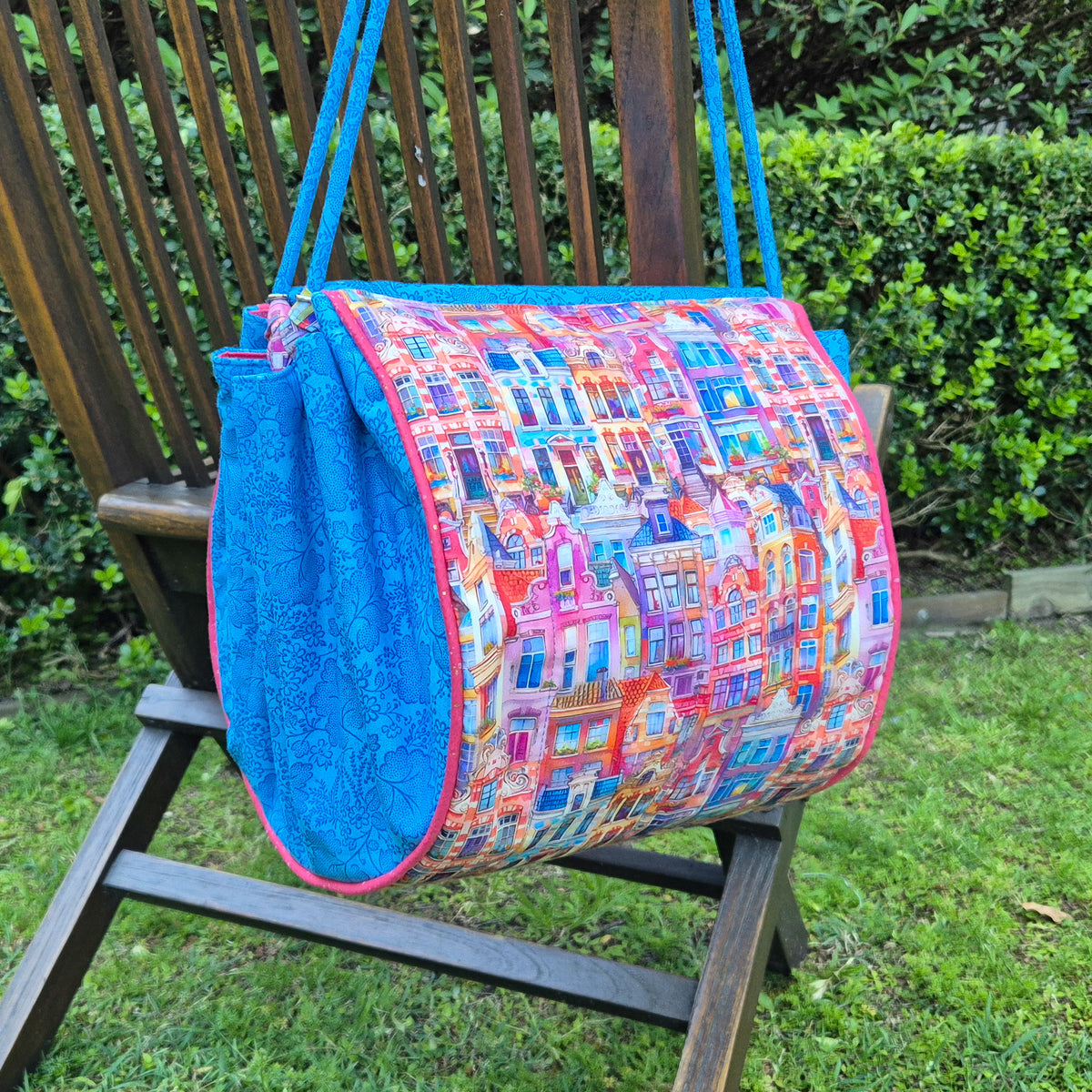 Large Knitting Project Bag – Convertible Shoulder Bag