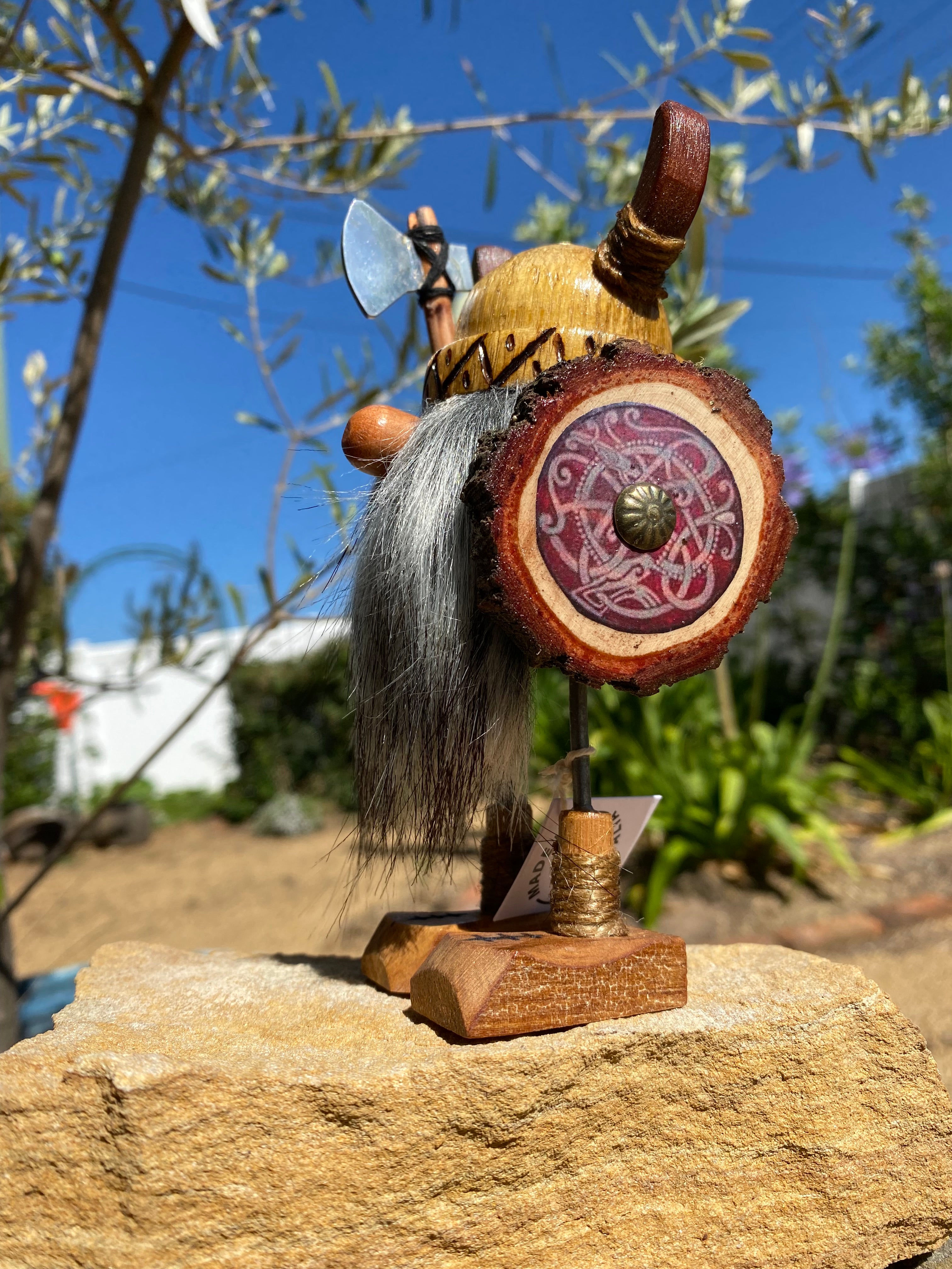 Grey Beard Viking (Celtic Shield)