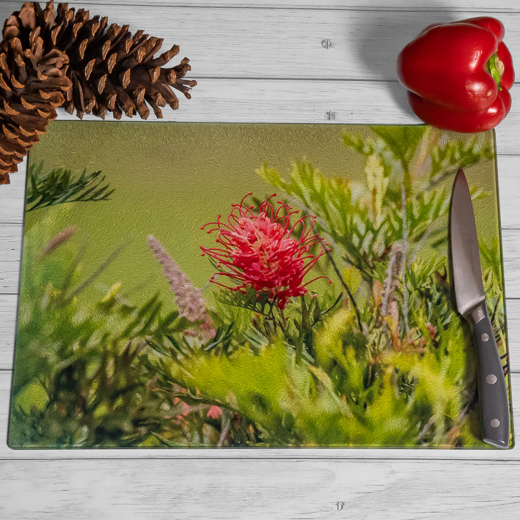 Around the Garden - Chopping Boards - Tempered Glass