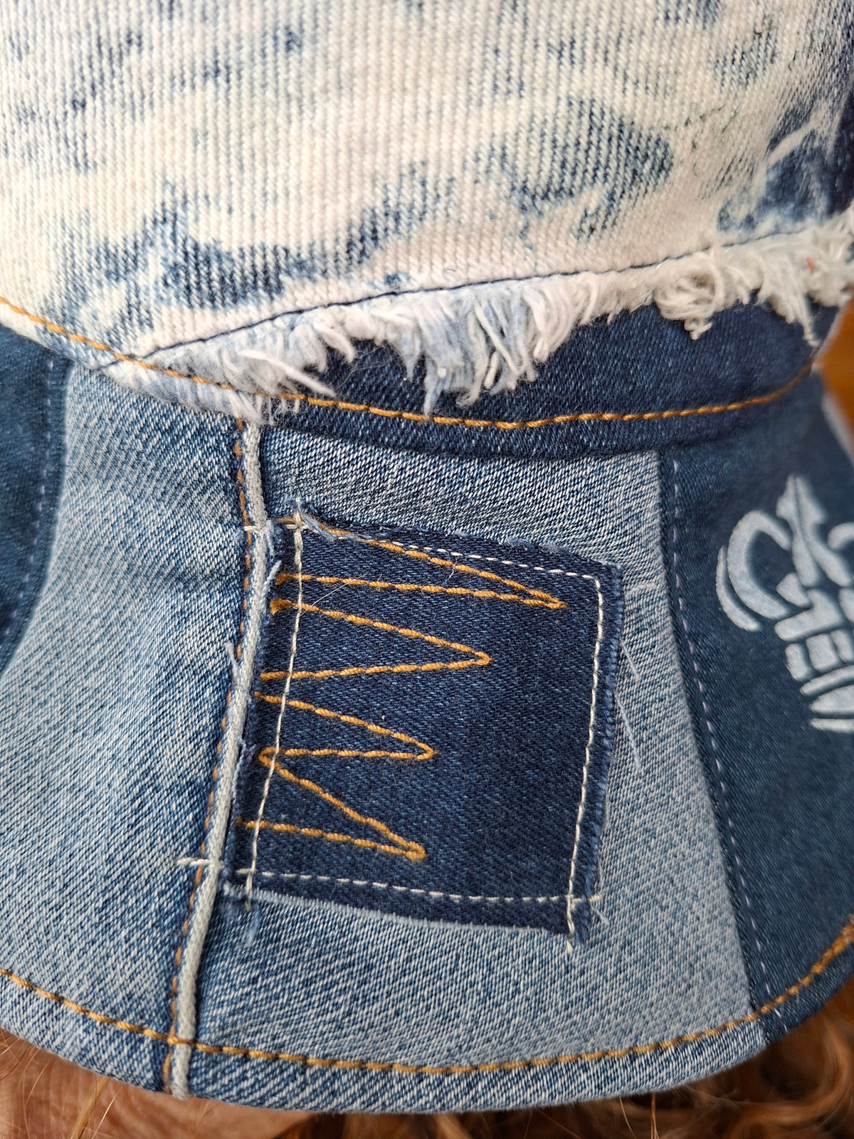 Unique, 'Lee Cooper', Gender Neutral, Recycled, Reversible Denim Bucket Hat