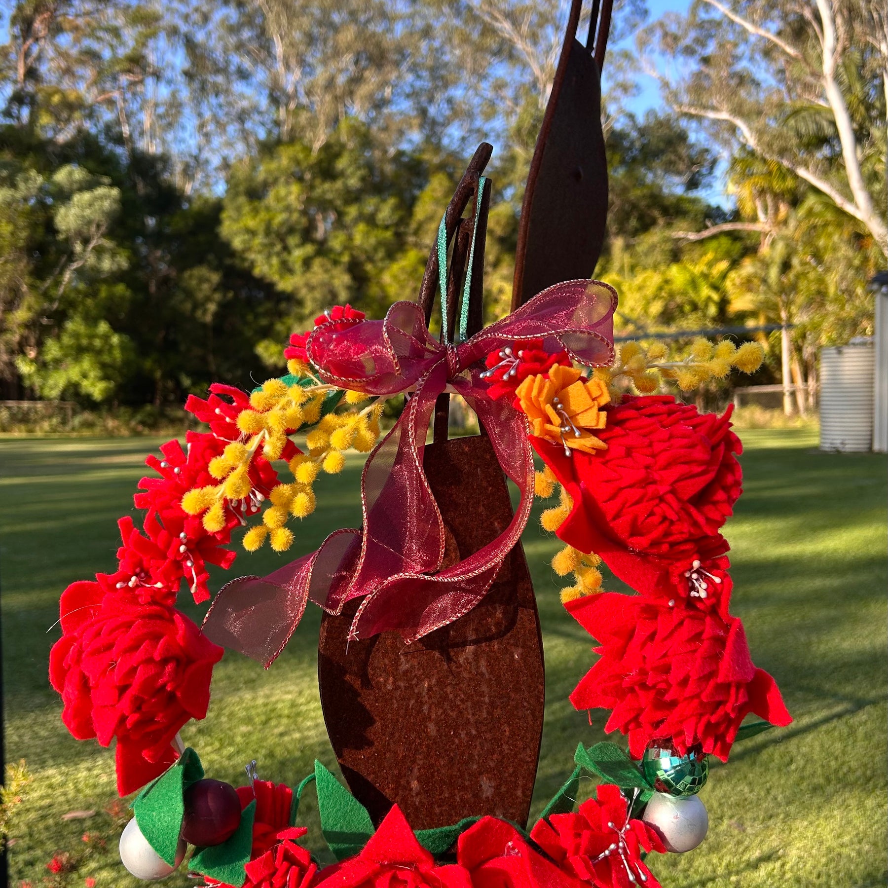Aussie Wildflower Christmas Wreath