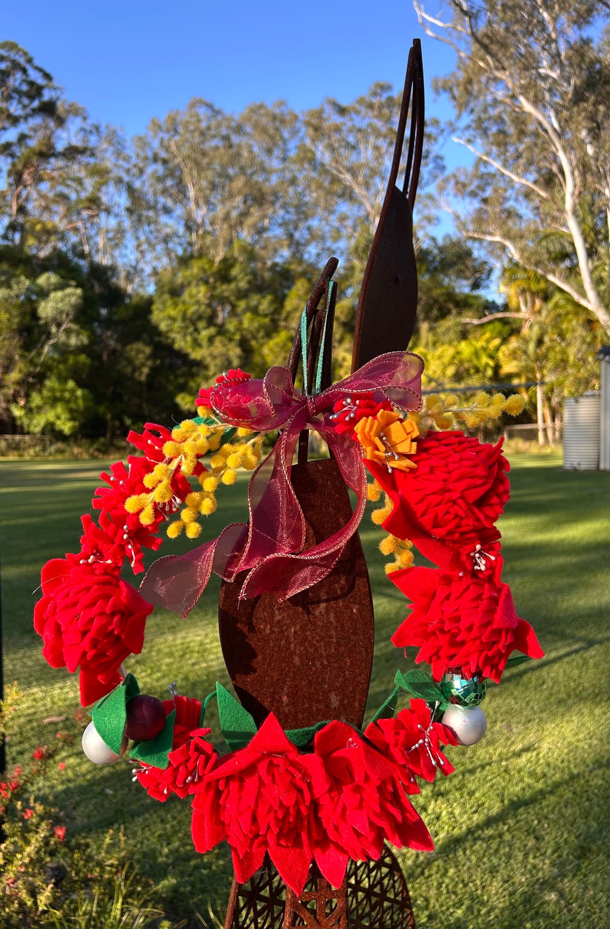 Aussie Wildflower Christmas Wreath