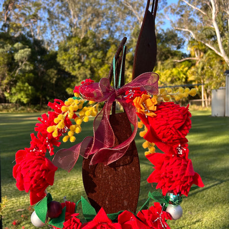 Aussie Wildflower Christmas Wreath