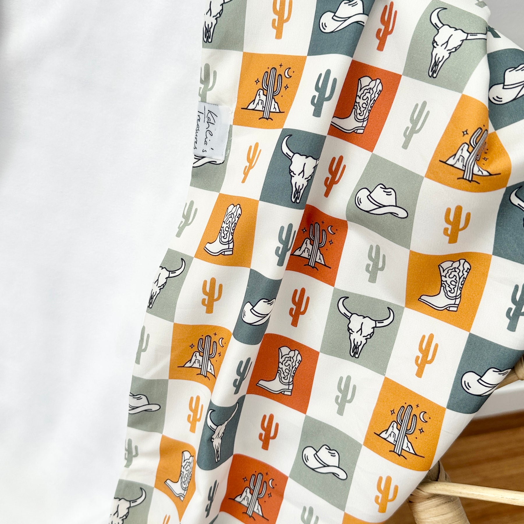 Cowboy Snuggie blanket