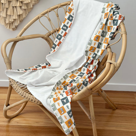 Cowboy Snuggie blanket
