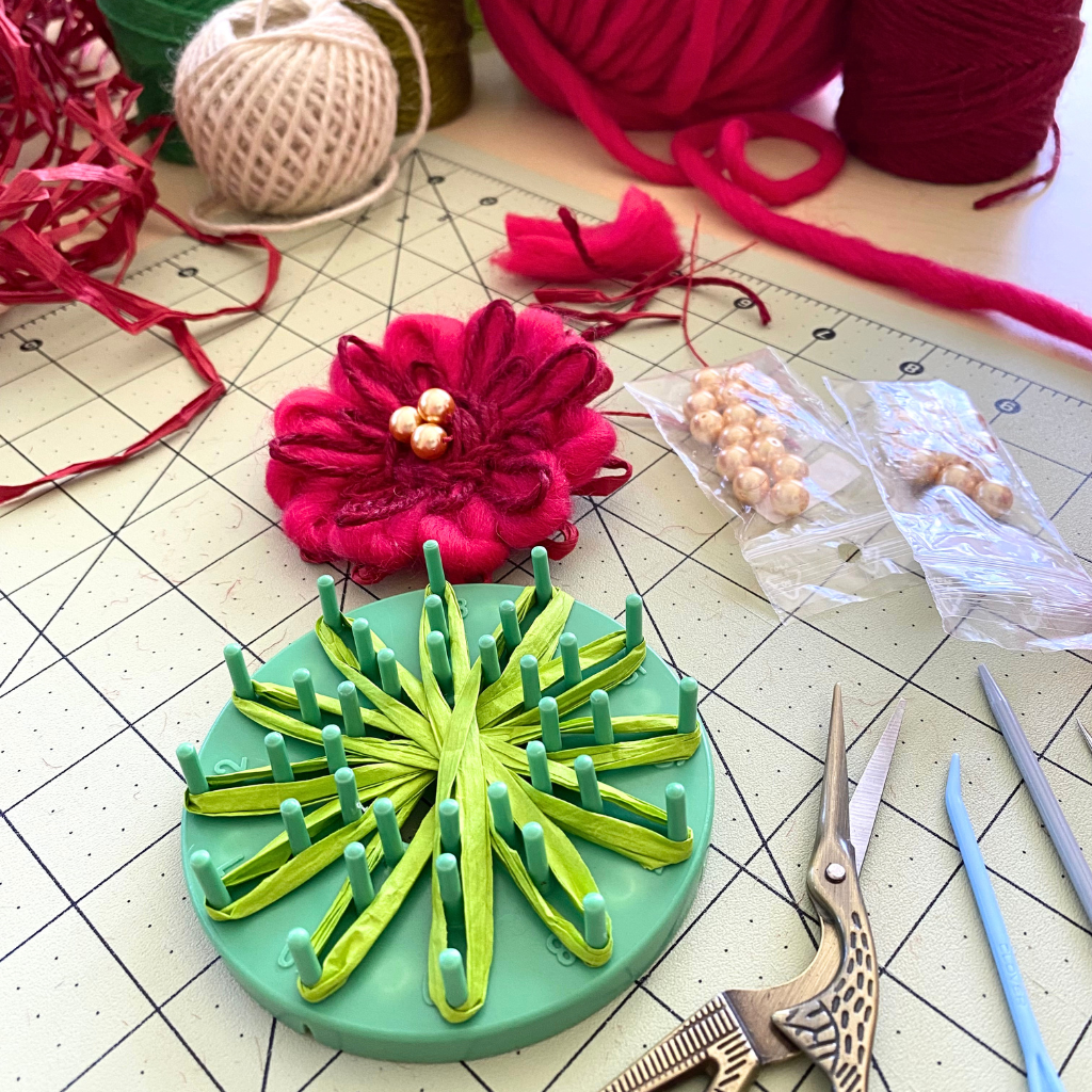 Handwoven Flower Garland | A Christmas Bloom Gathering