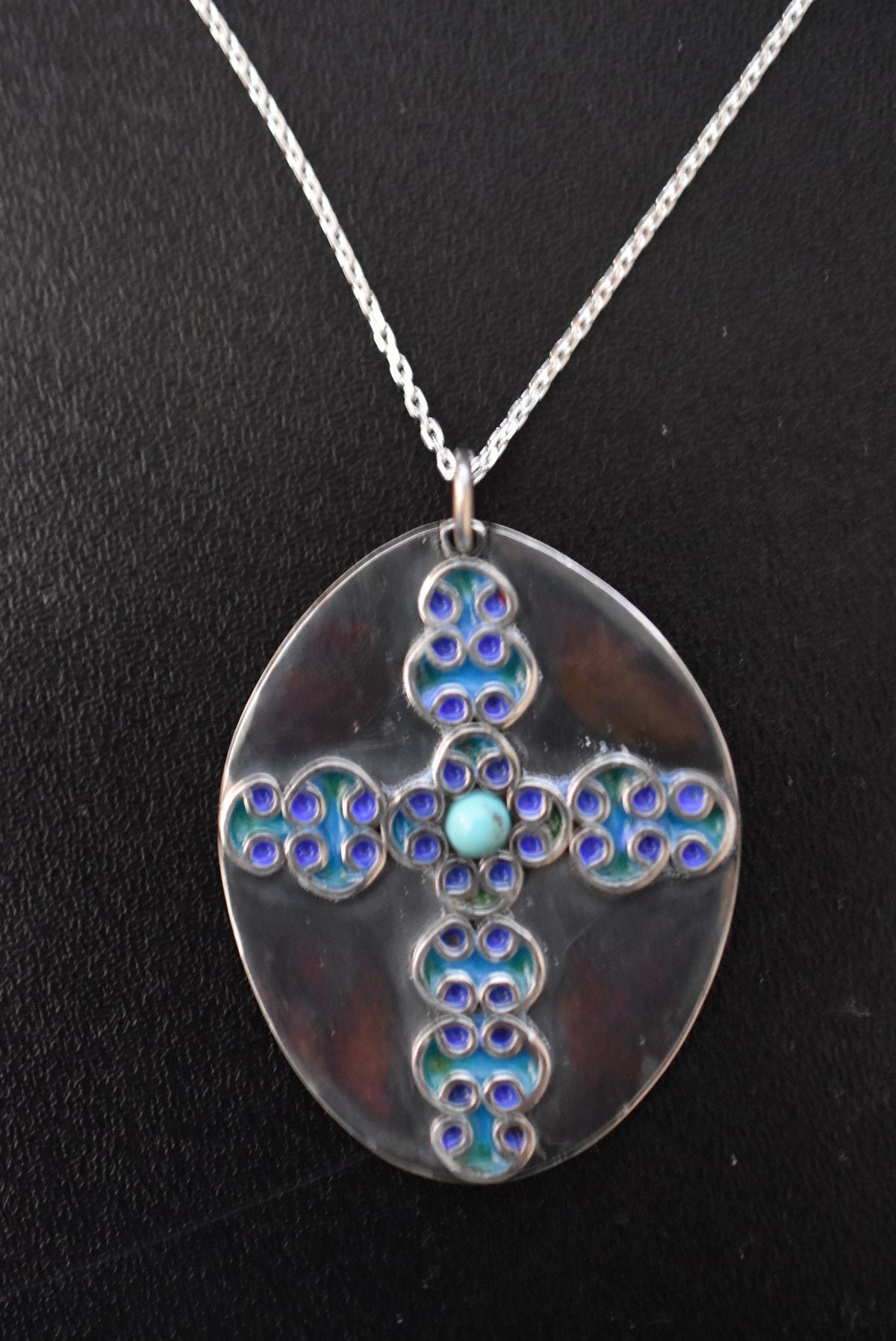 Enameled Pendant