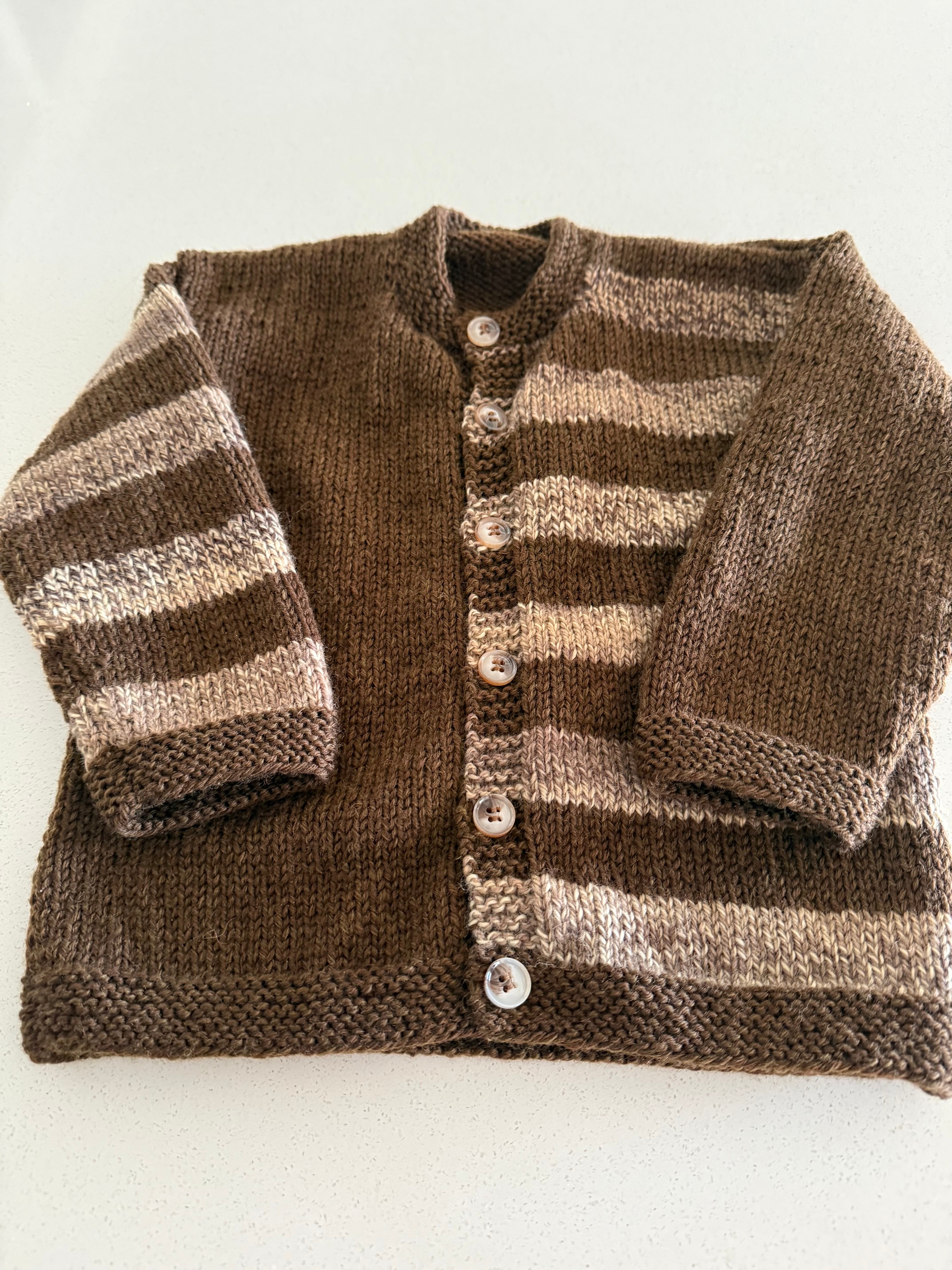 Brown Cardigan, 1-2 years