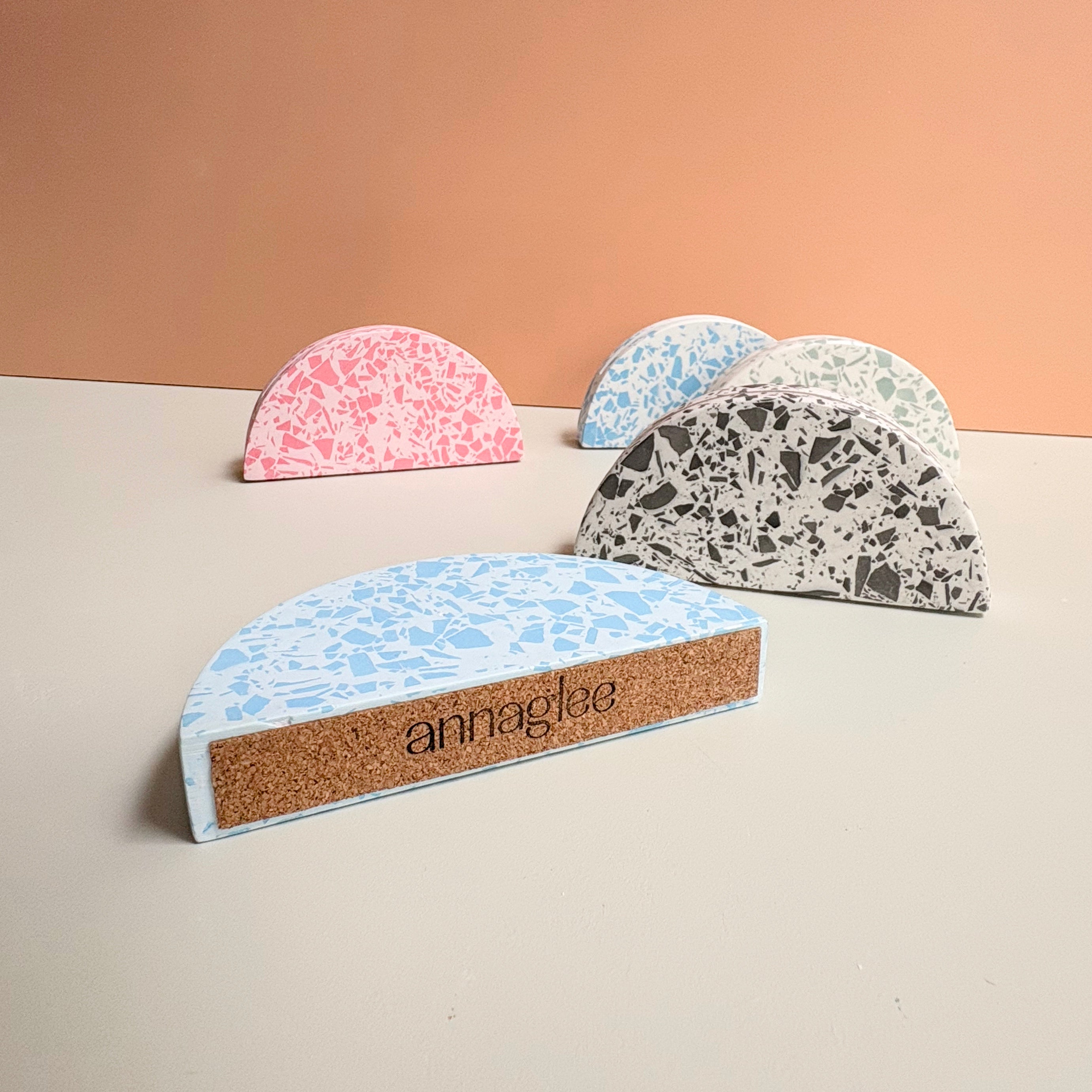 Pick your colour - Round Terrazzo table numbers