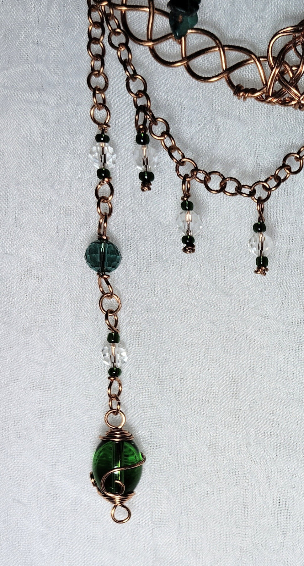 Celtic Tree of Life with Jade Chips