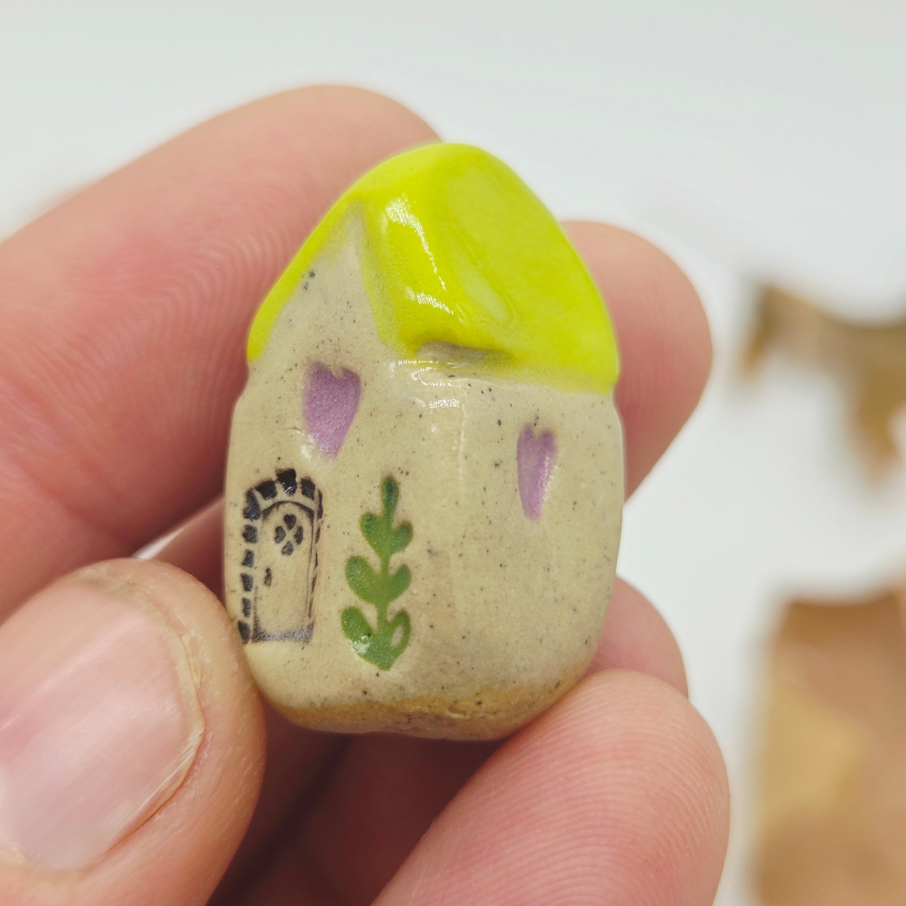 Tiny Ceramic Village - Celestial Crescent