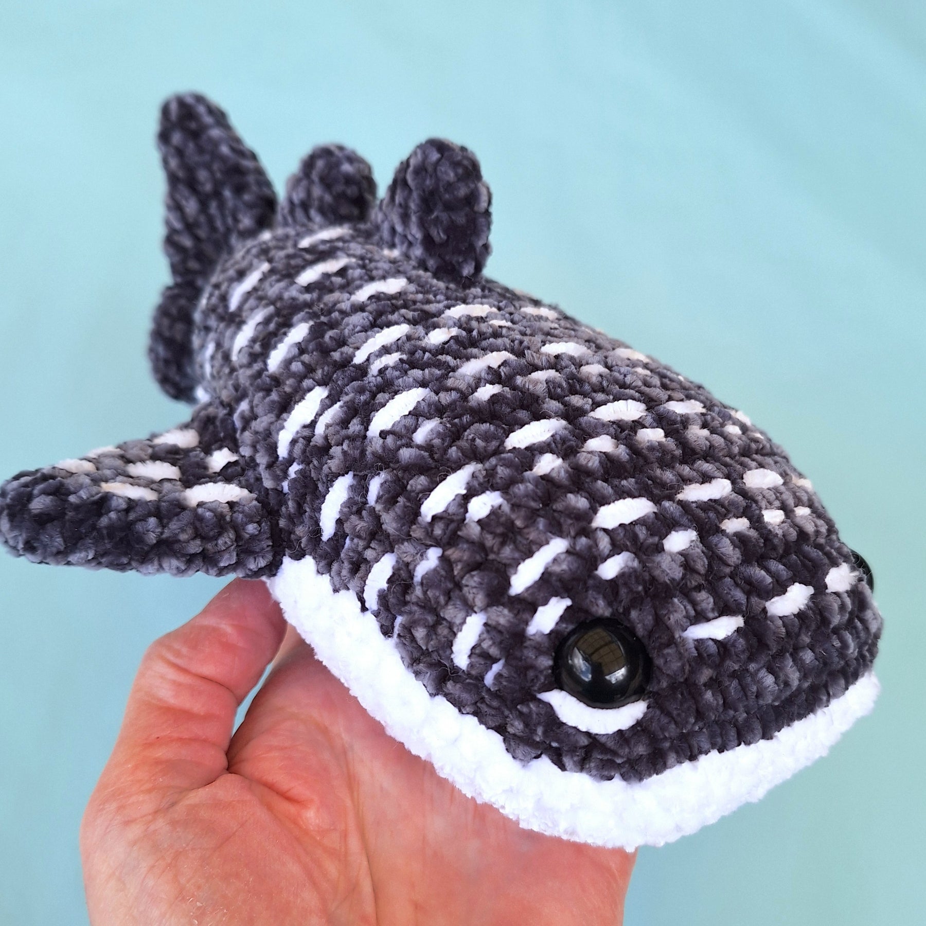 Crocheted Velvet Whale Shark