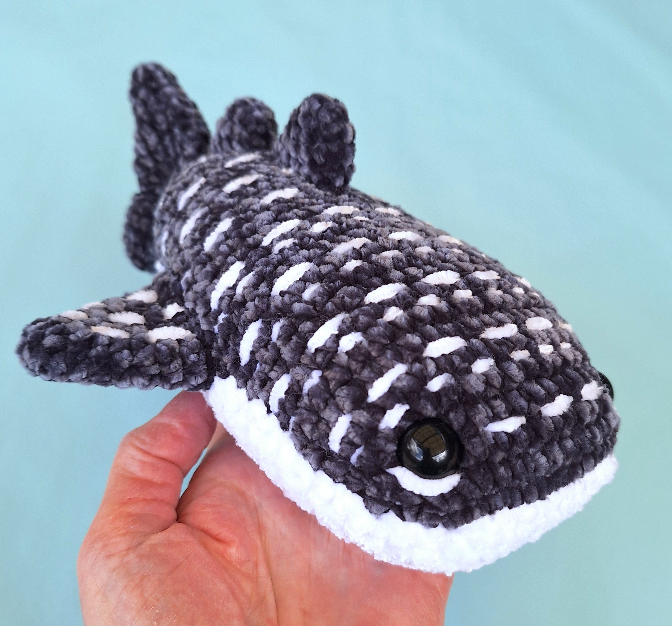 Crocheted Velvet Whale Shark