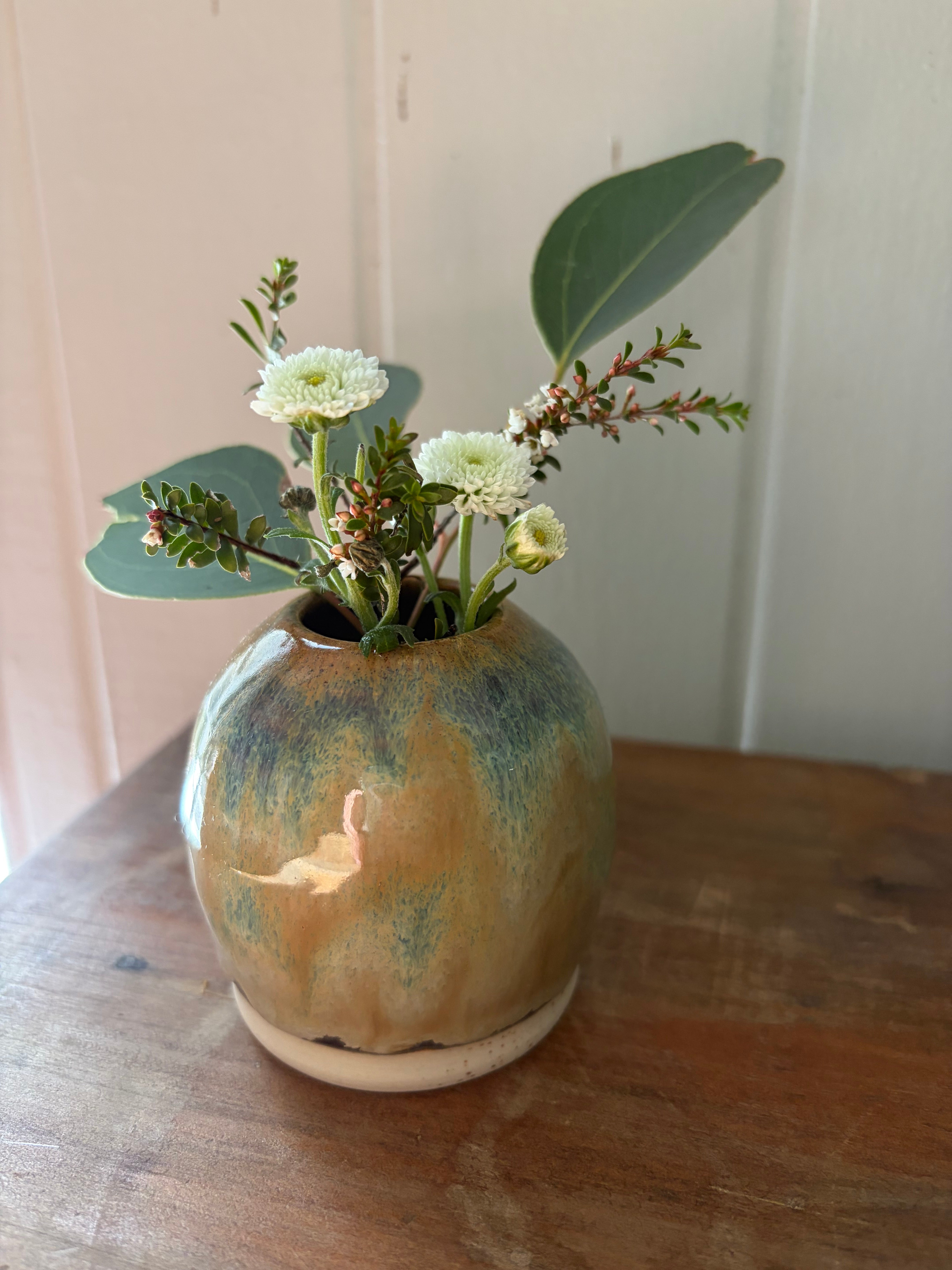 Pottery Mini Vase - Earthy Tones
