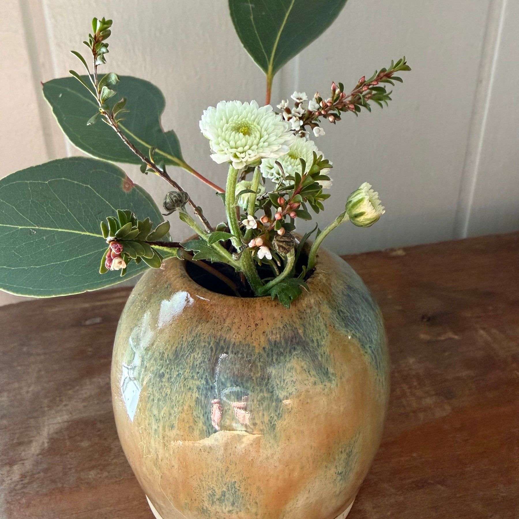 Pottery Mini Vase - Earthy Tones