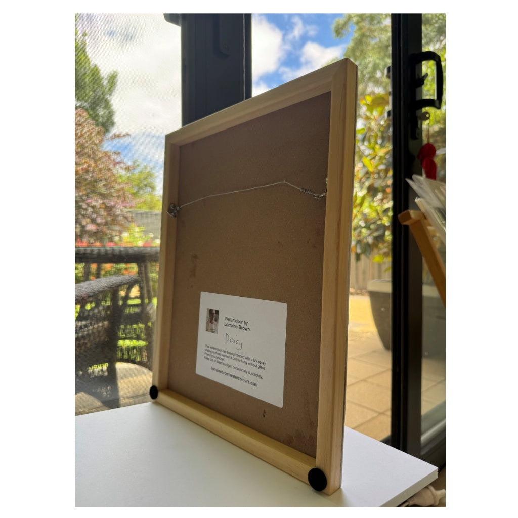 Daisy * Original Watercolour Painting * Ready to Hang *